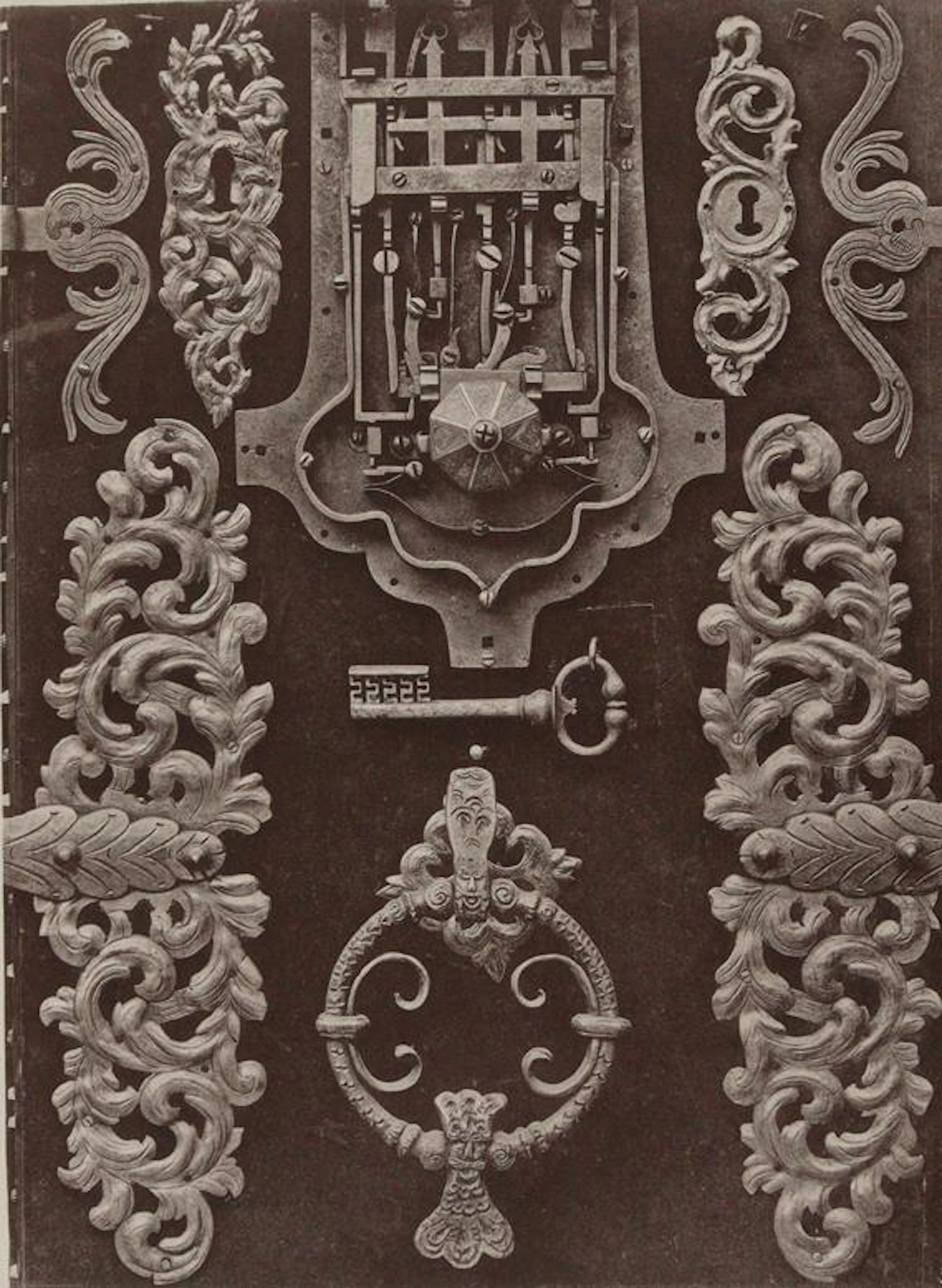 Hasselmann,F. Aus der Kunst-Schmiede-Eisen-Sammlung des Architekten