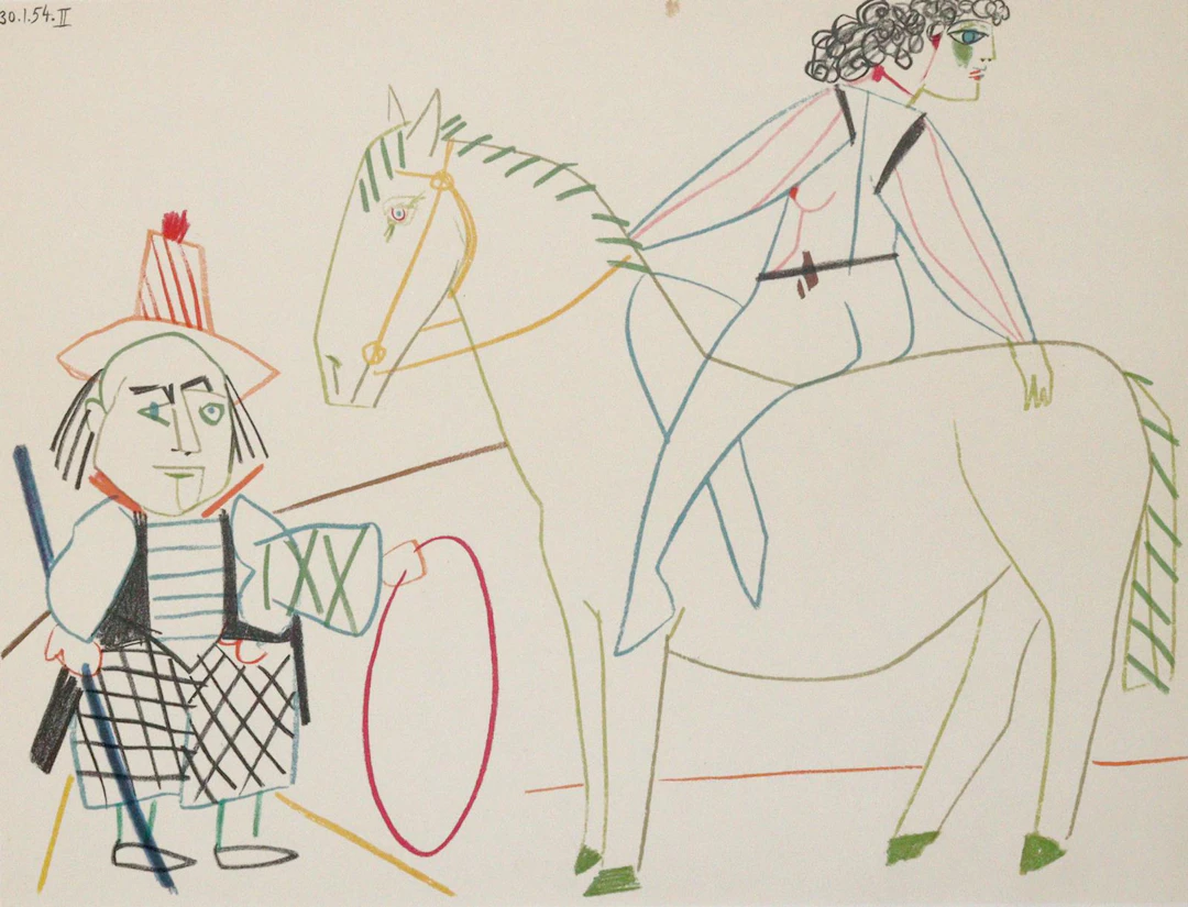 Picasso, Pablo (1881 Mßlaga - Mougins 1973) nach. 4 Farblithogr. aus