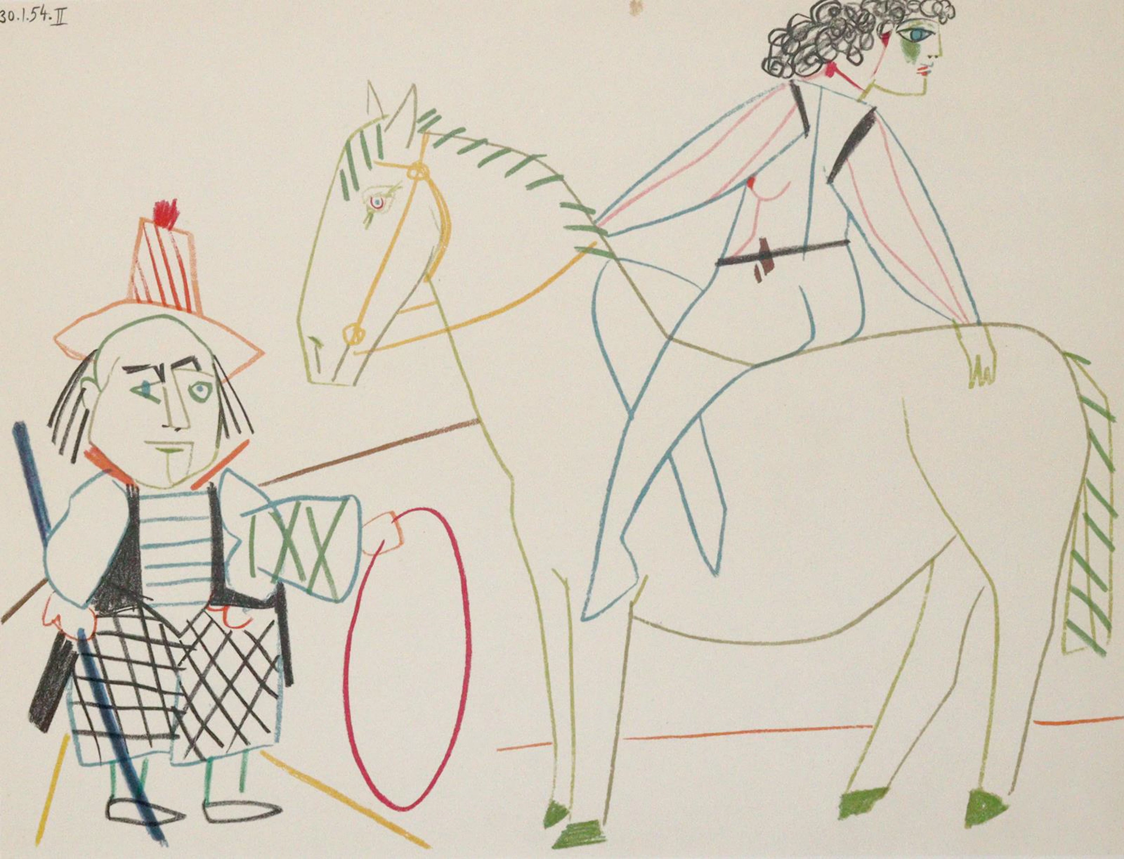 Picasso, Pablo (1881 Mßlaga - Mougins 1973) nach. 4 Farblithogr. aus
