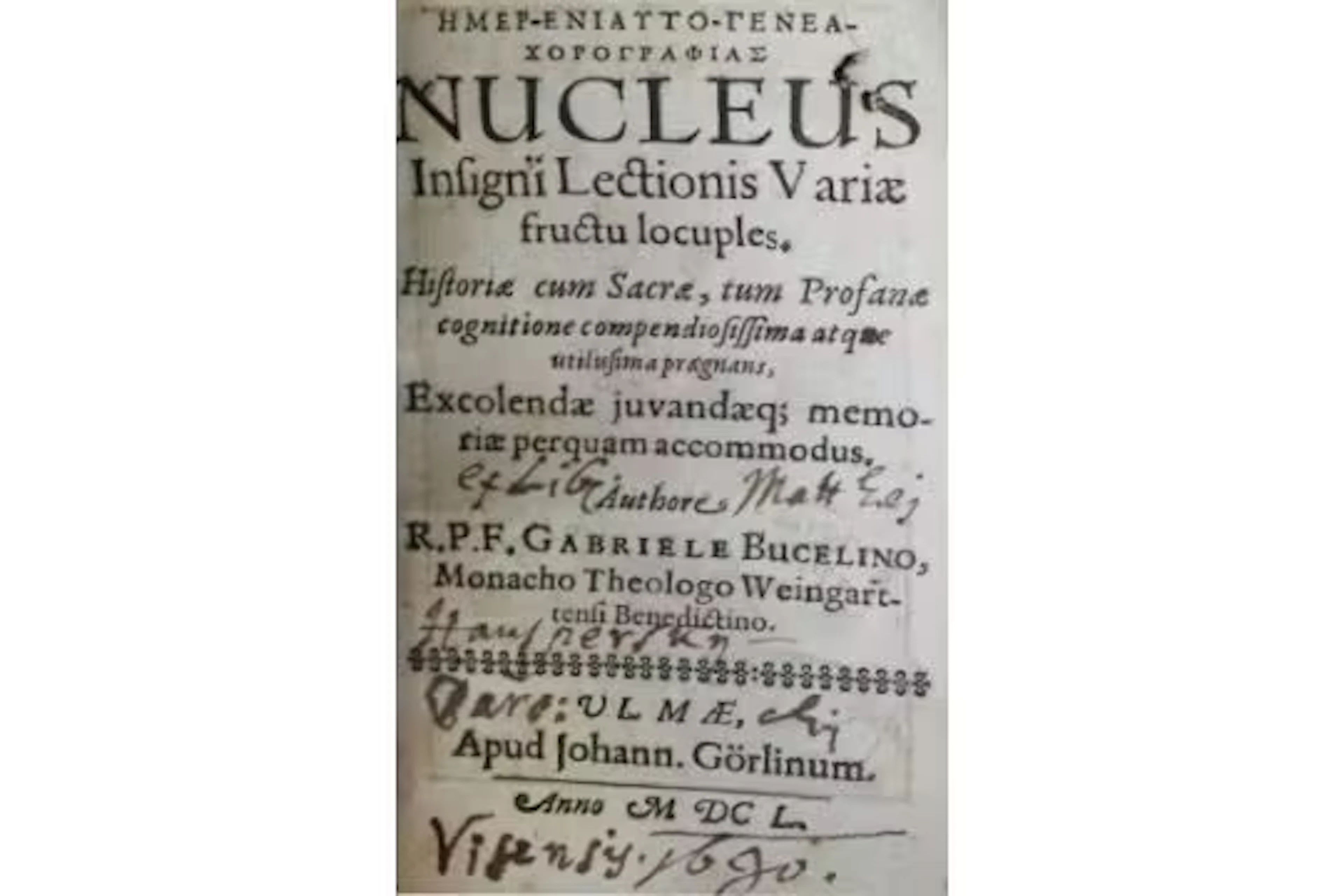 Bucelinus,G.