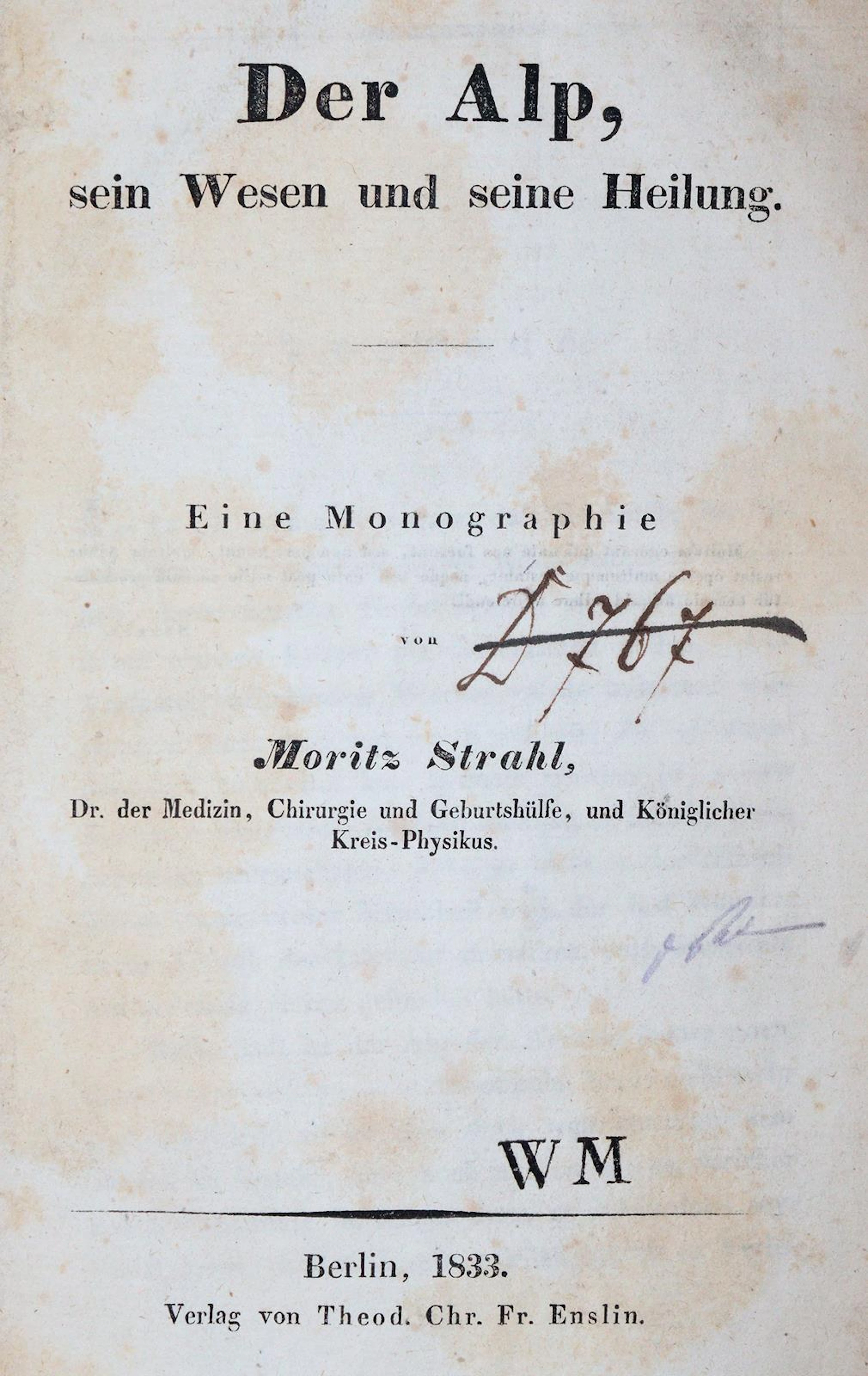 Strahl,M. Der Alp