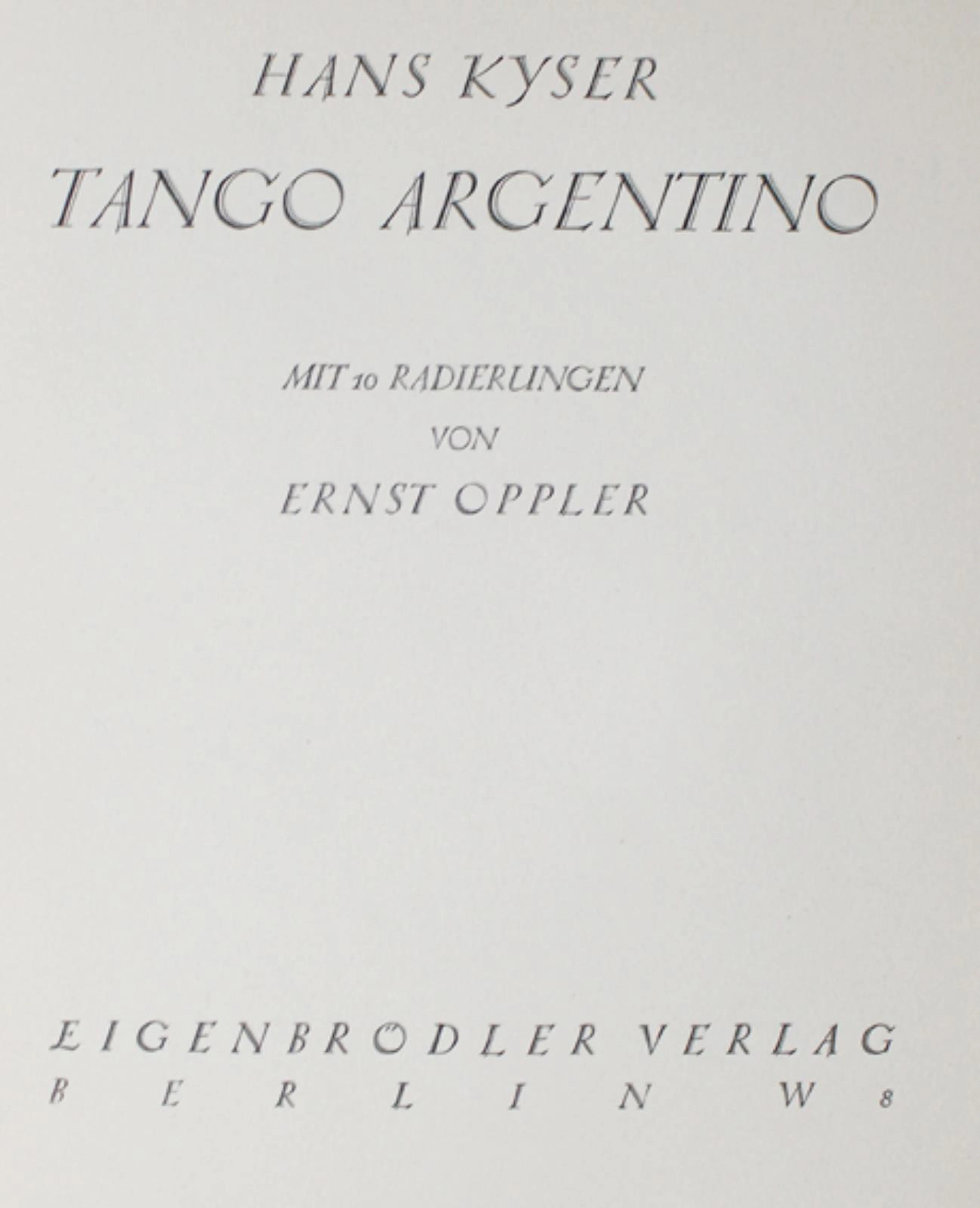Kyser,H. Tango Argentino. Bln.