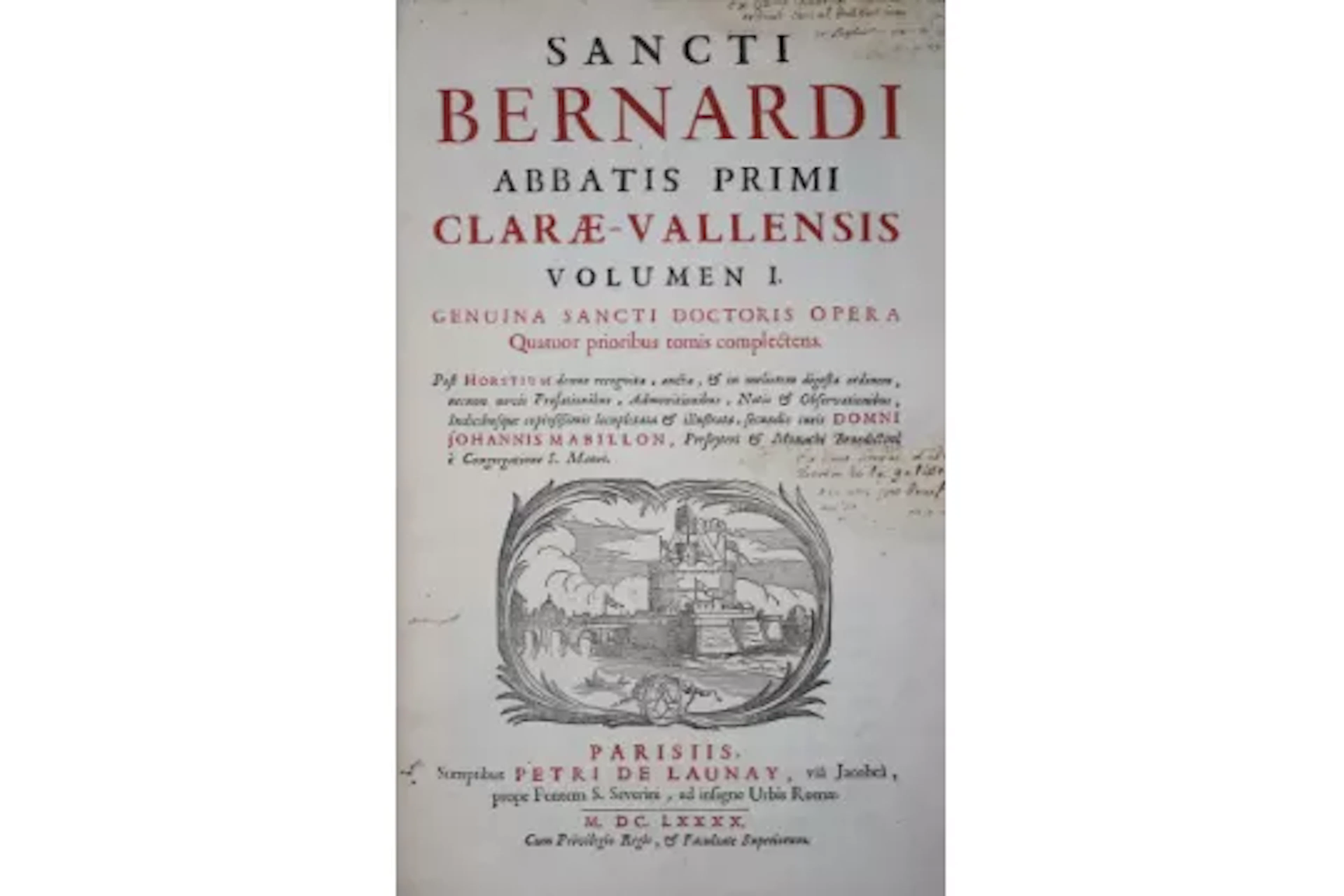 Bernardus Claravallensis.
