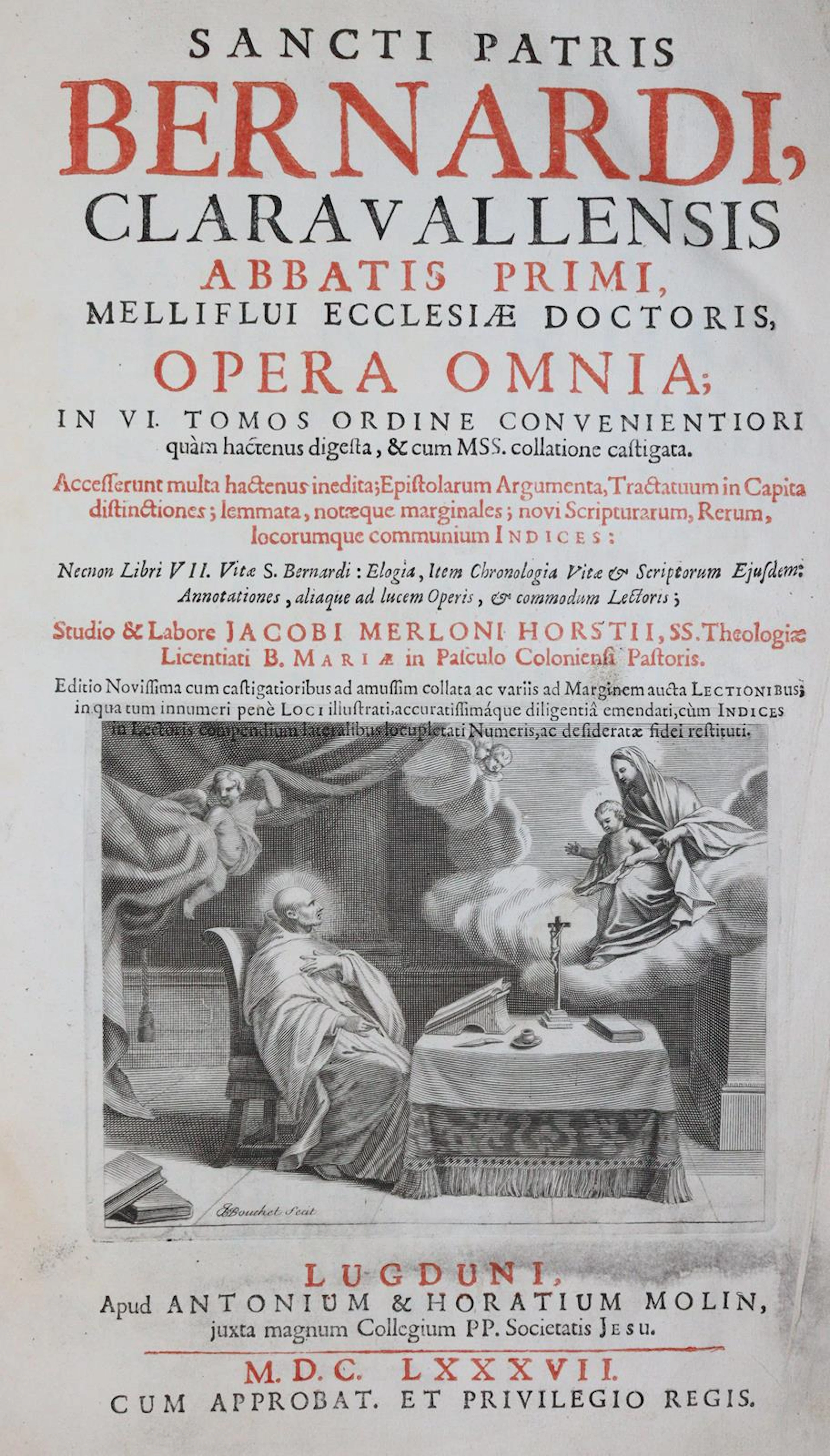 Bernhard von Clairvaux. Opera omnia