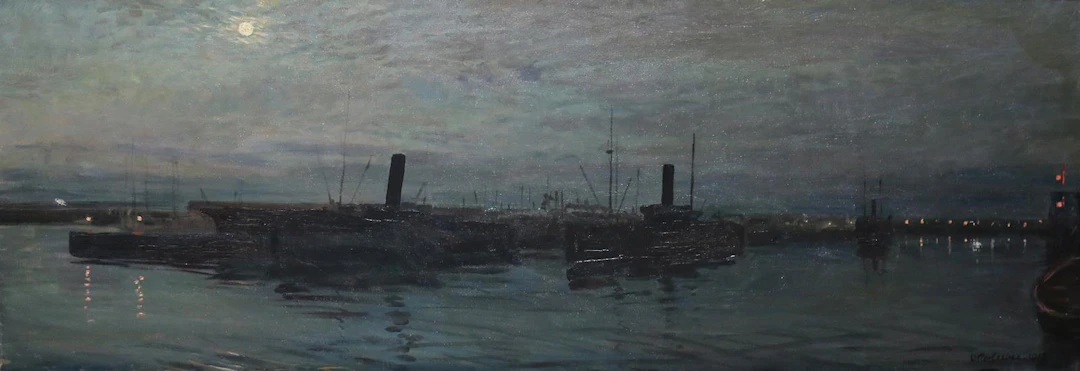 Leiber, Otto (1878 Straßburg - St. Georgen 1958). Hamburger Hafen