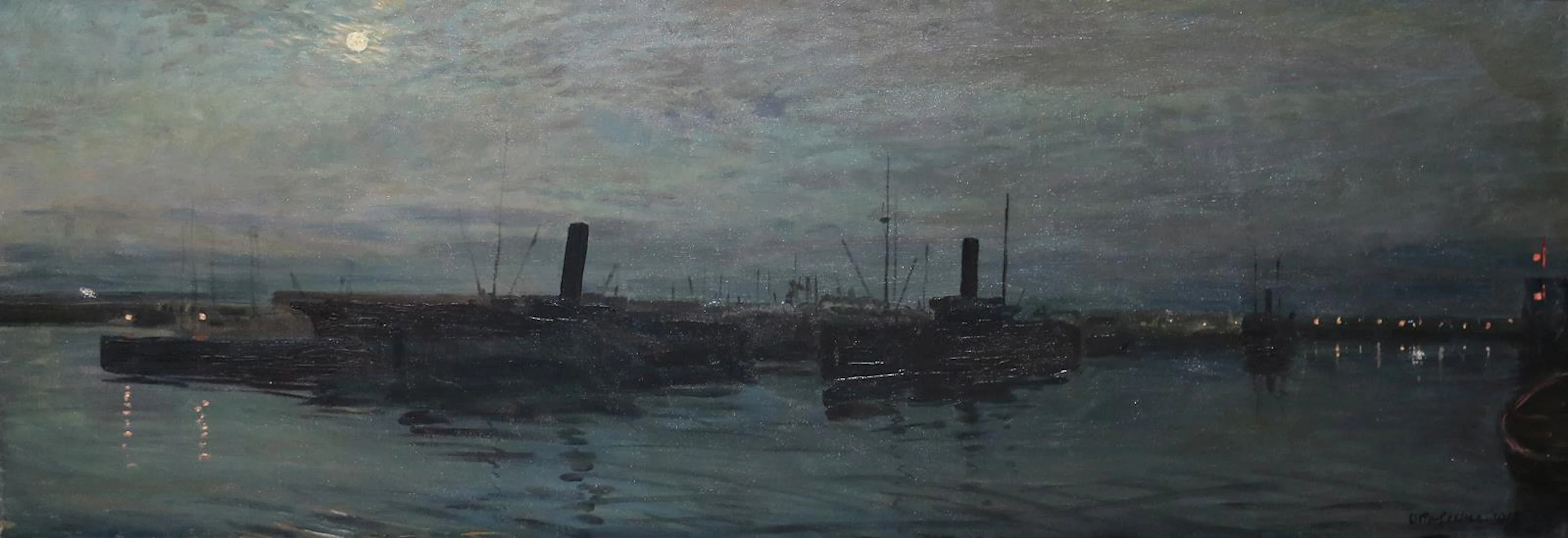 Leiber, Otto (1878 Straßburg - St. Georgen 1958). Hamburger Hafen