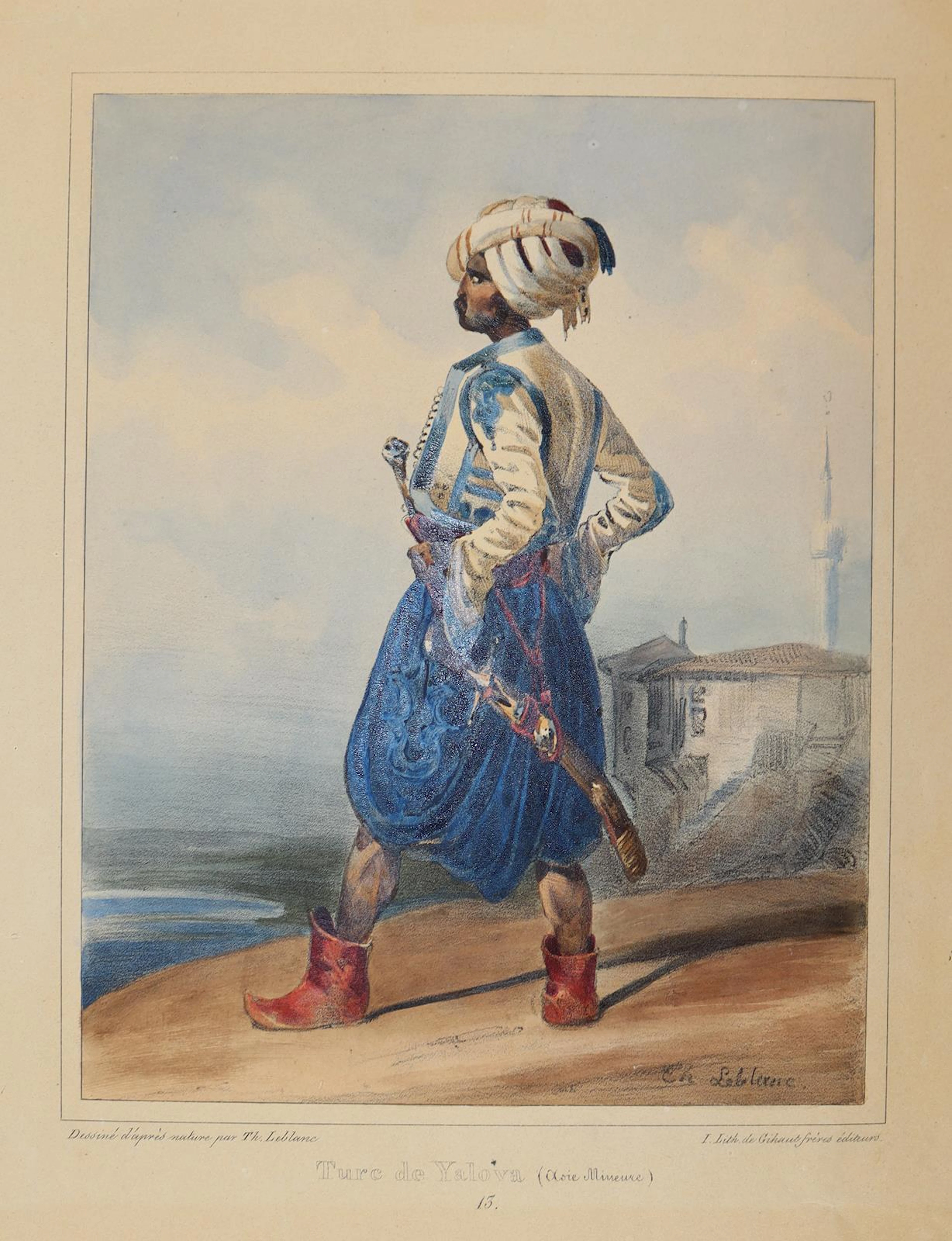 Leblanc, Théodor (1800-1837) u.a. 6 orientalische Trachten. (Farb-) Lithogr.