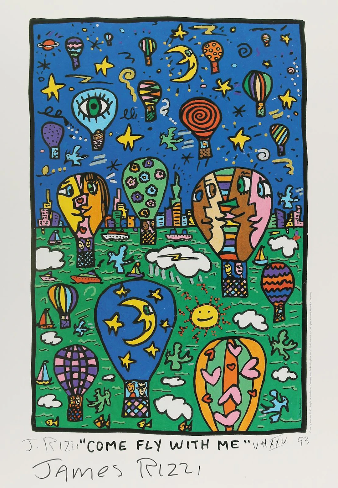 Rizzi, James (1950 New York 2011). Come Fly with me. Farboffset