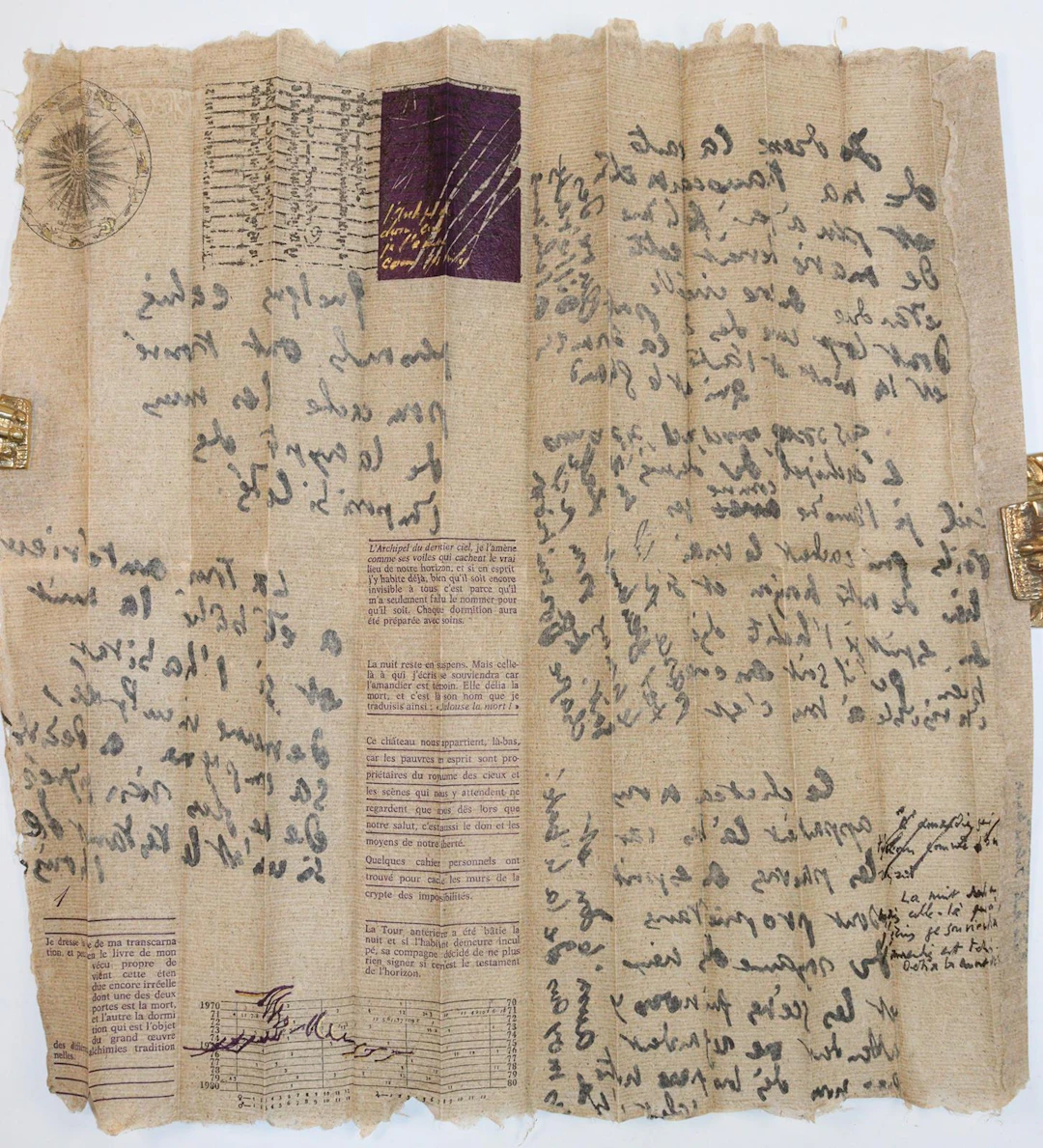 Sammlung von 11 Objekten. Dabei: Ricord