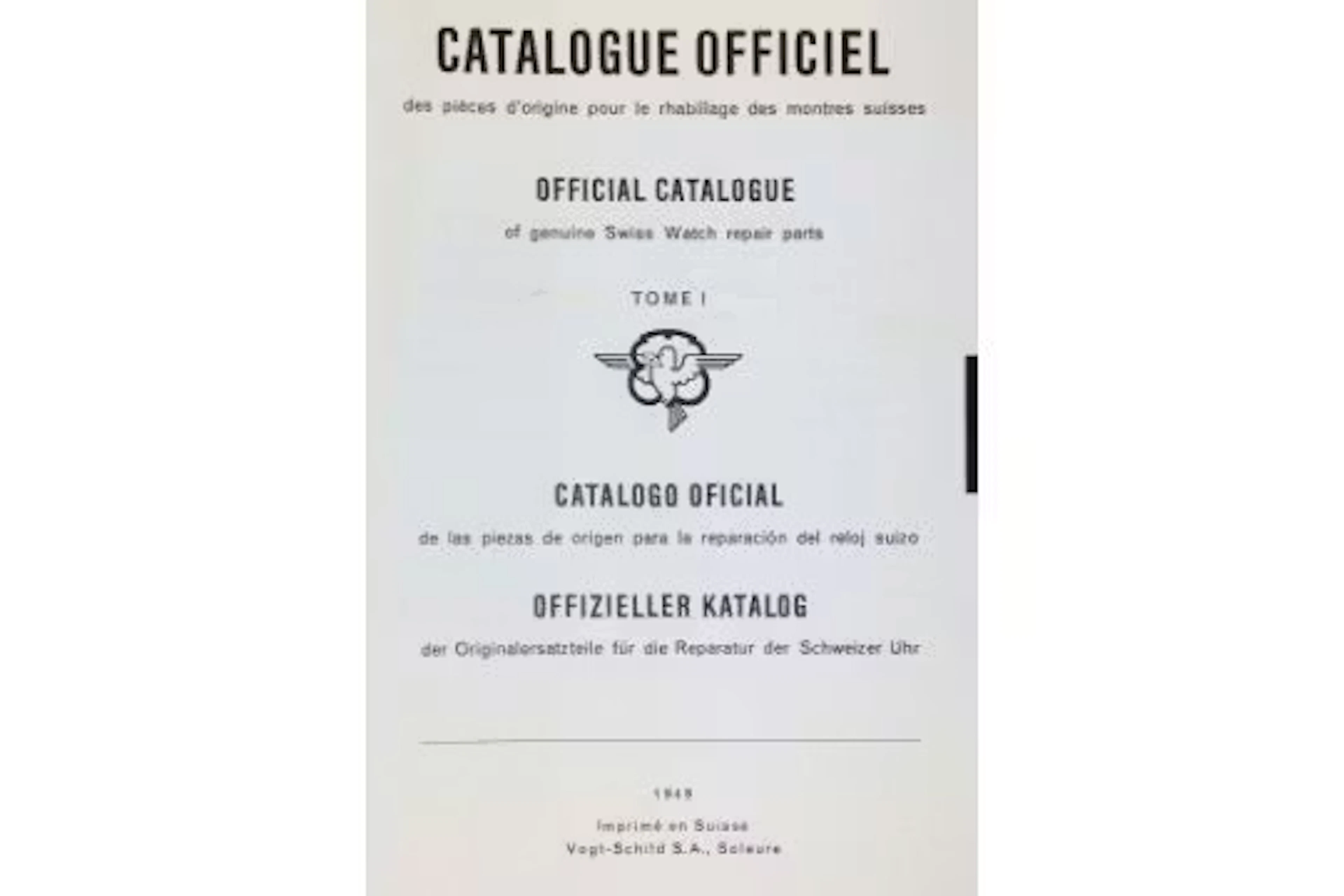 Catalogue officiel