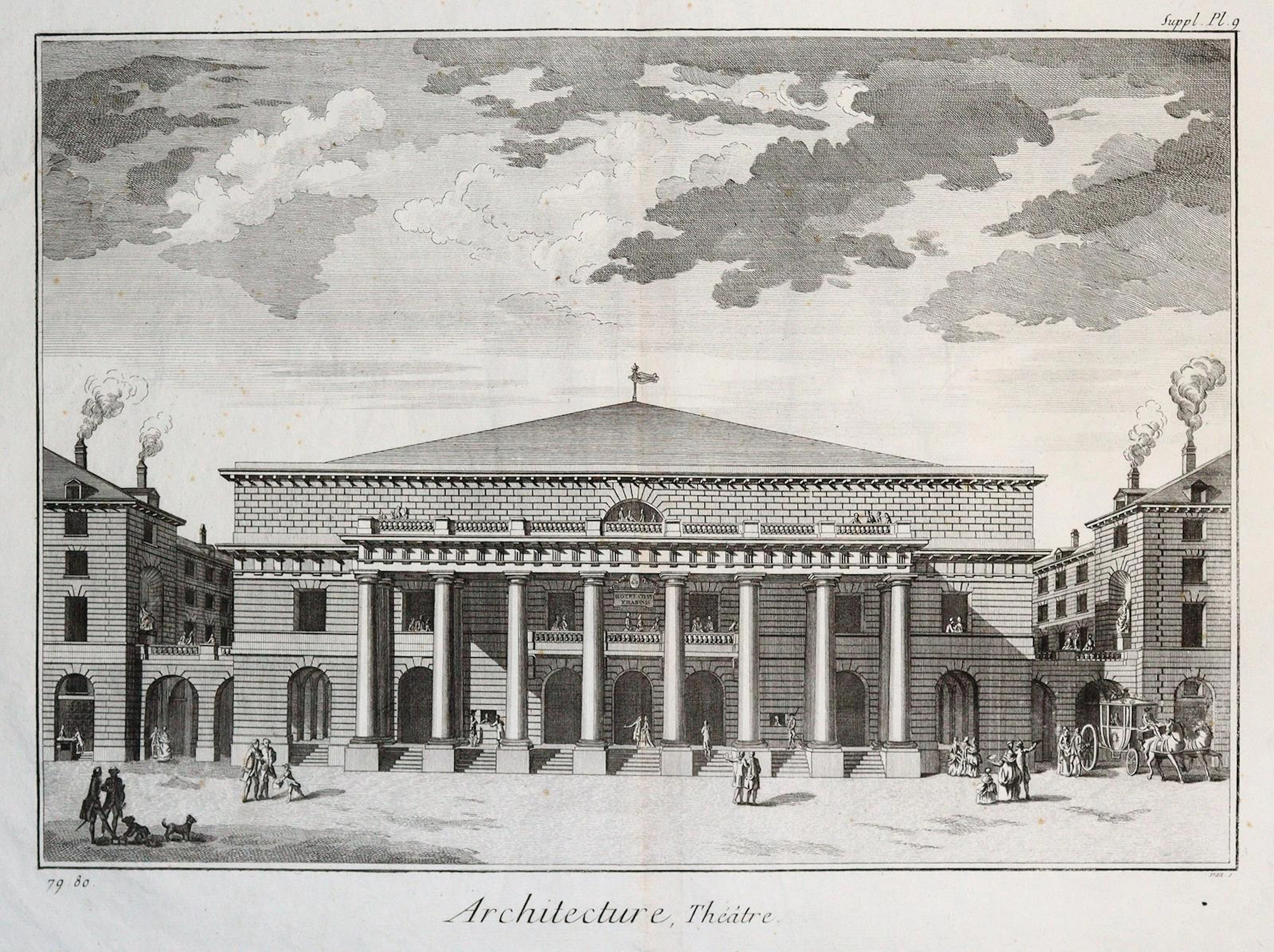 Theater. Kupferstich