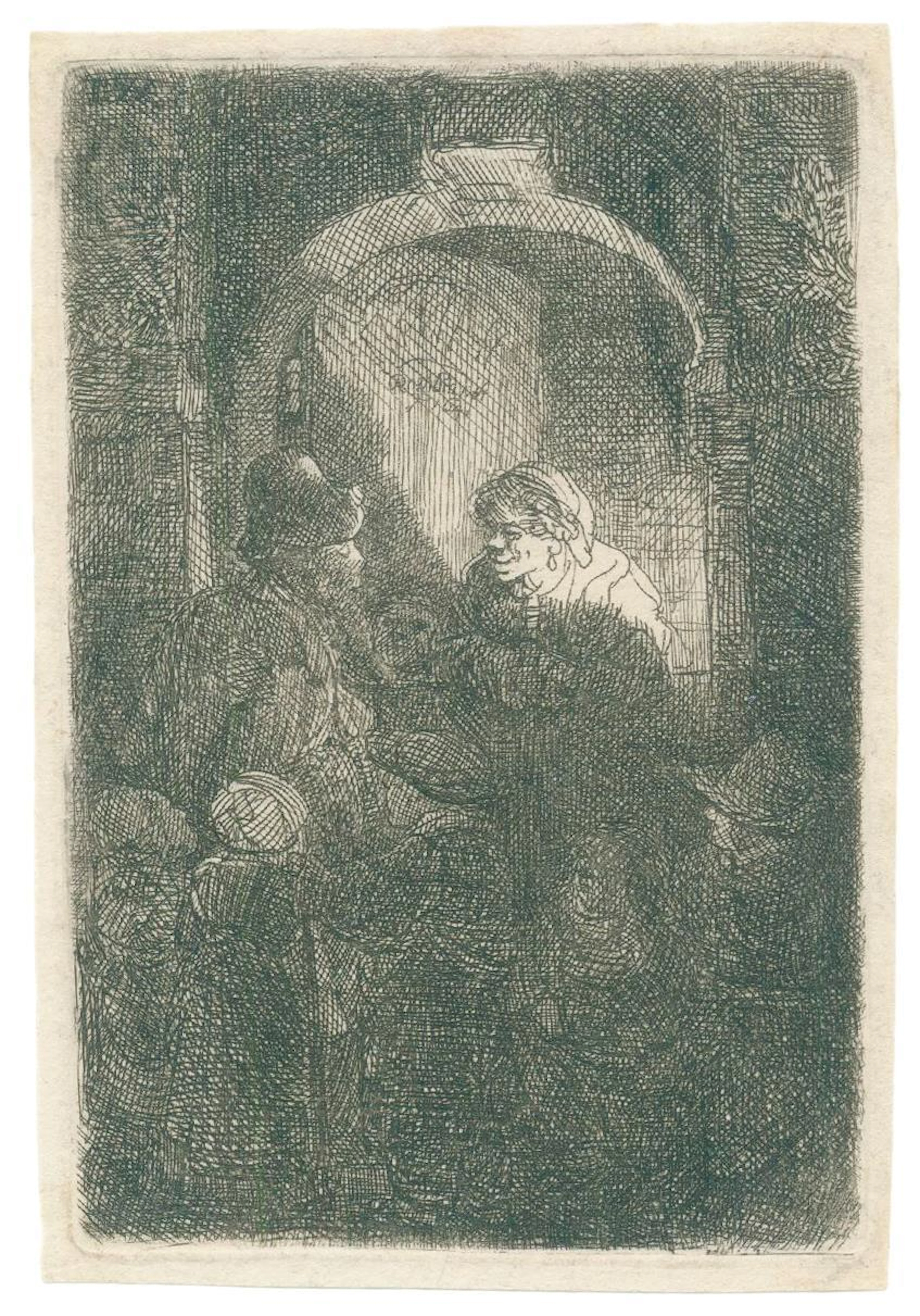 Rembrandt, Harmensz van Rijn (1606 Leiden - Amsterdam 1669). Der Schulmeister.