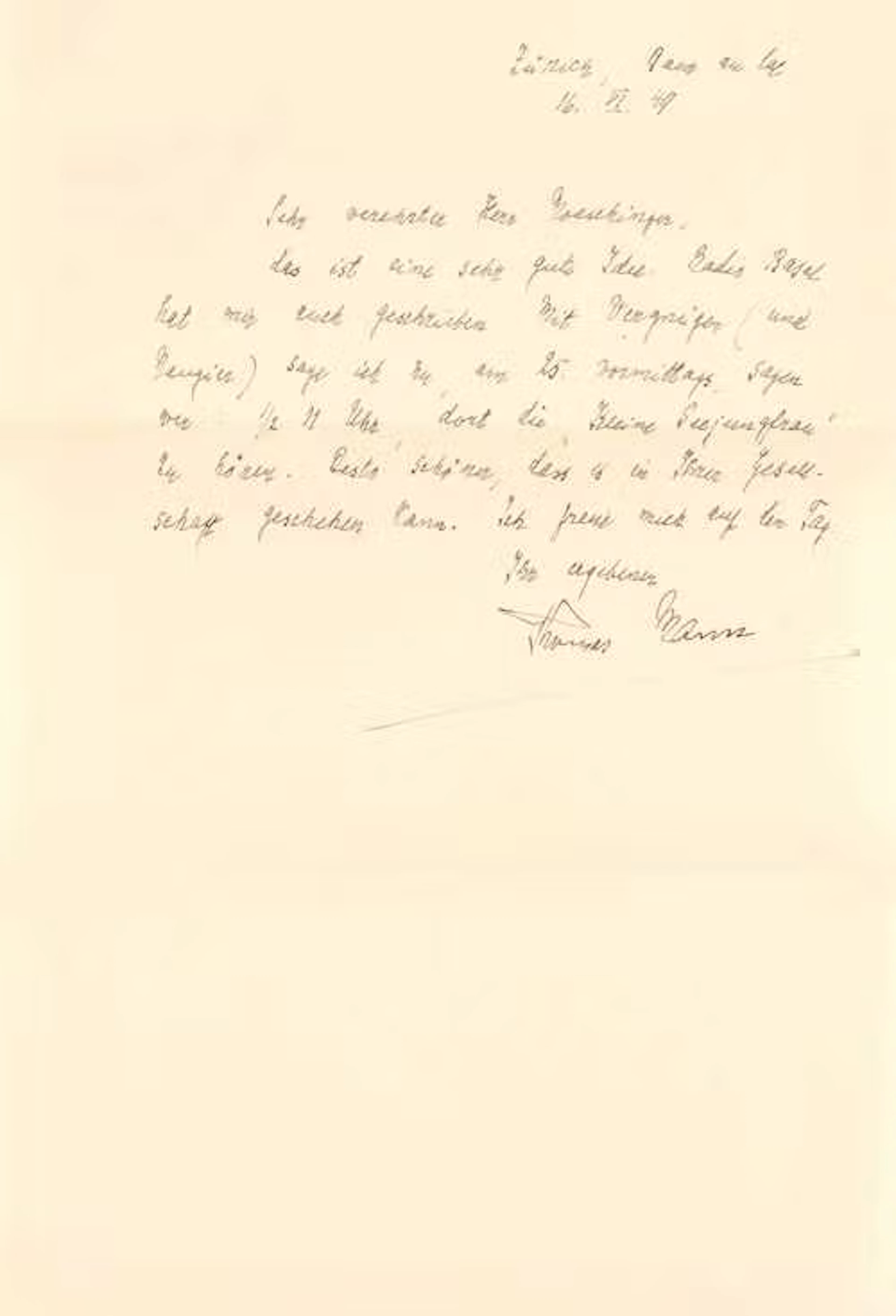 Mann, Thomas, Schriftsteller (1875-1955).