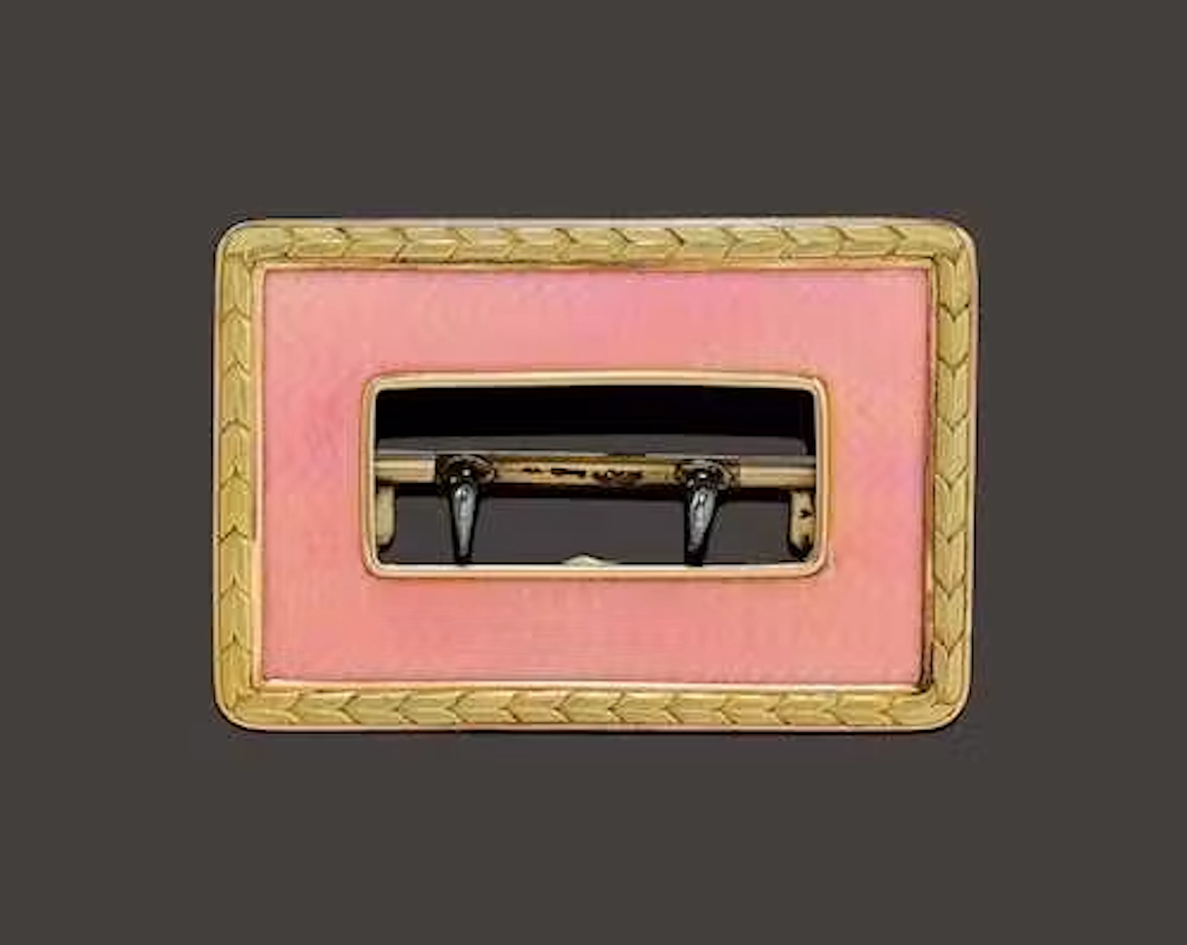 ENAMEL BUCKLE, probably FABERGÉ, H. WIGSTRÖM