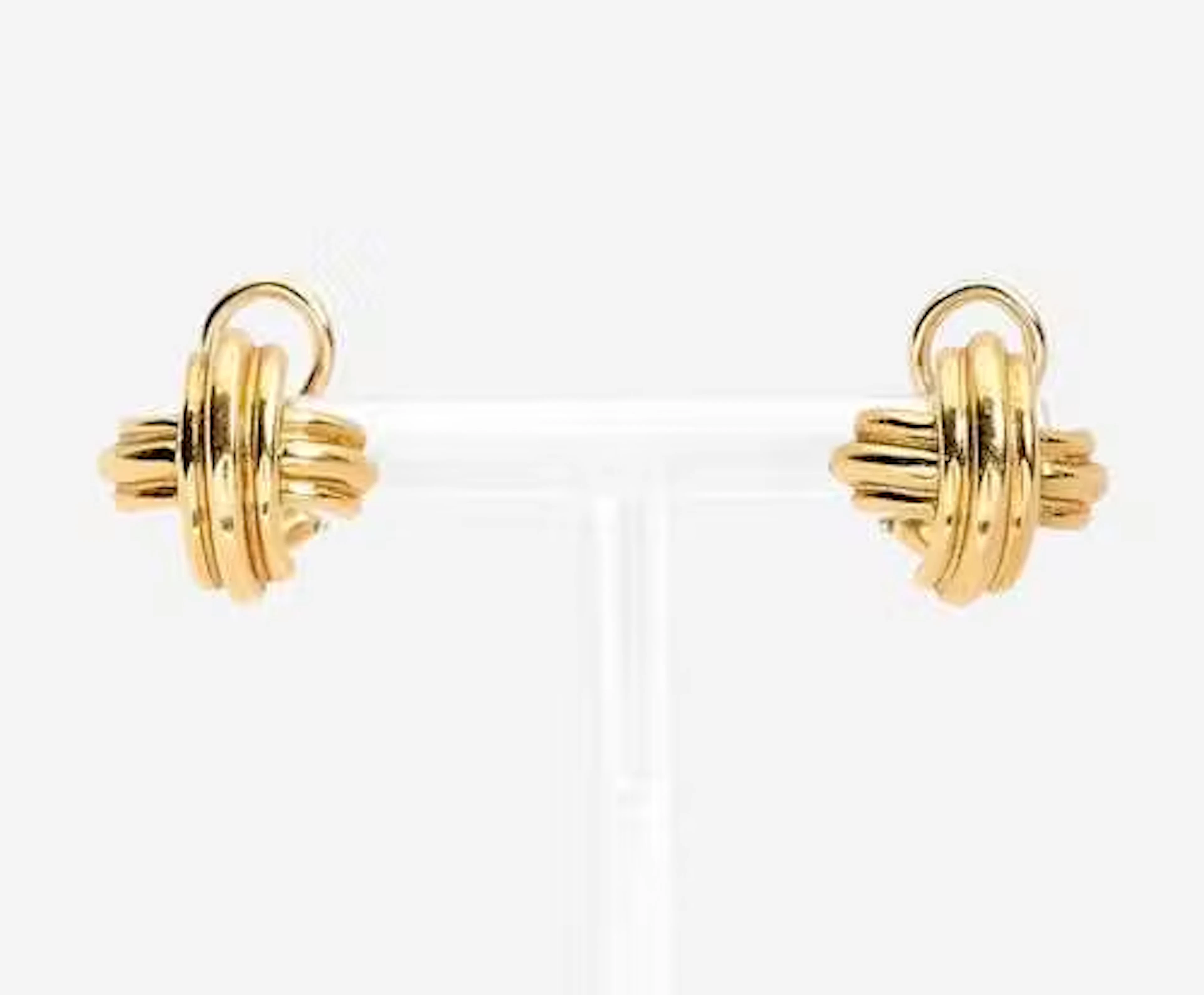 GOLD EARCLIPS, TIFFANY & CO.