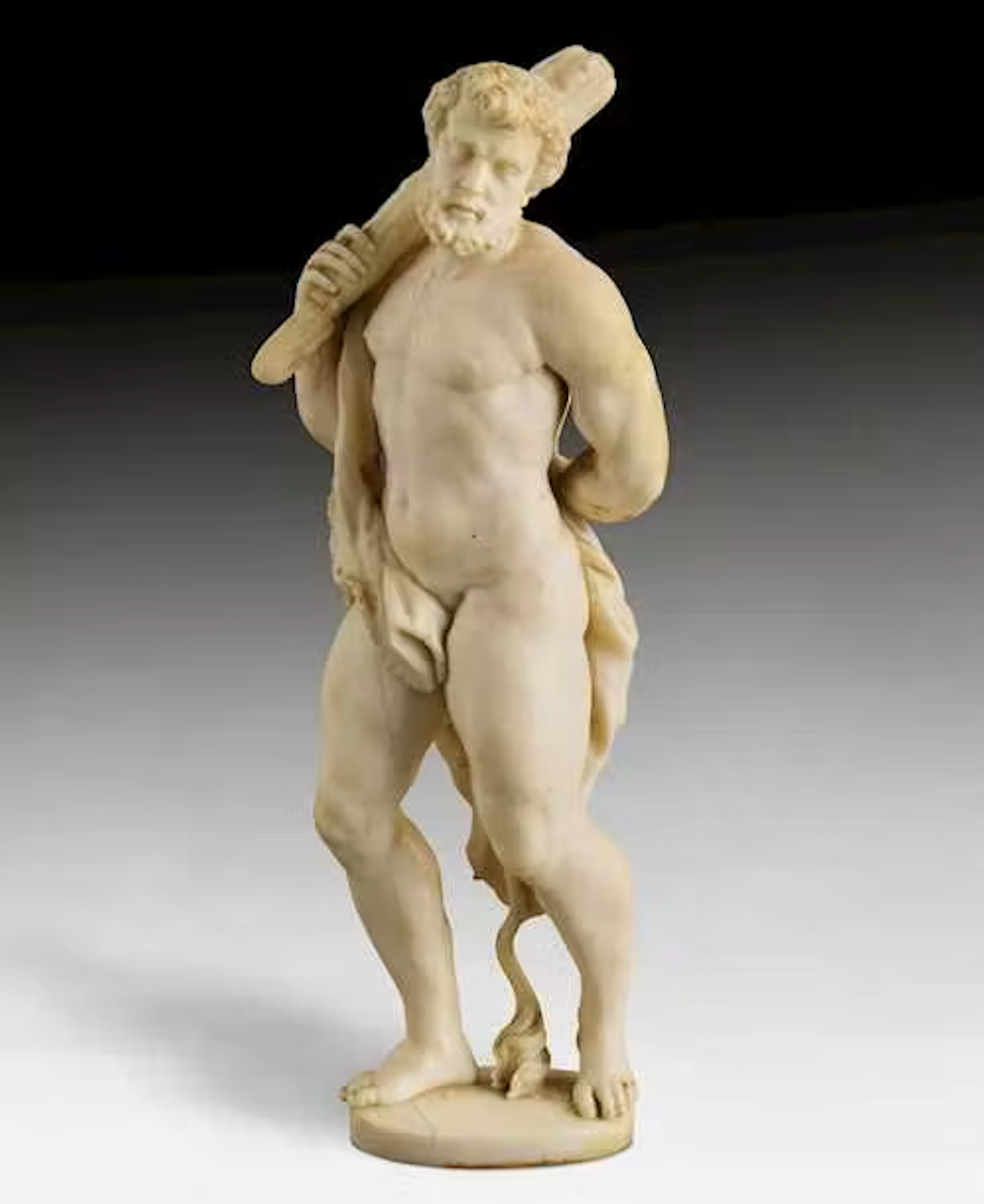 STANDING HERCULES WITH THE PELT OF THE NEMEAN LION