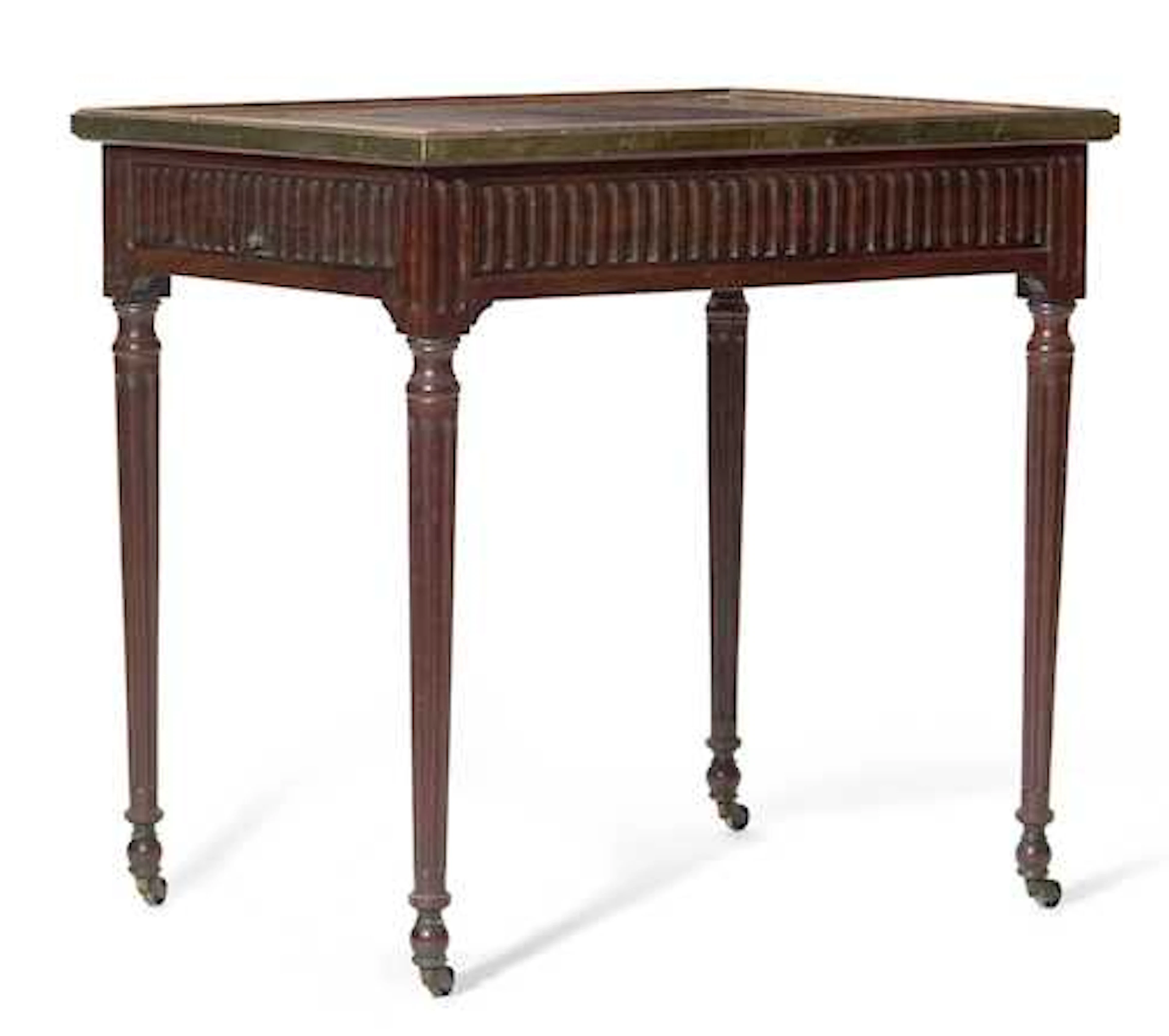 TRIC-TRAC TABLE ON CASTORS