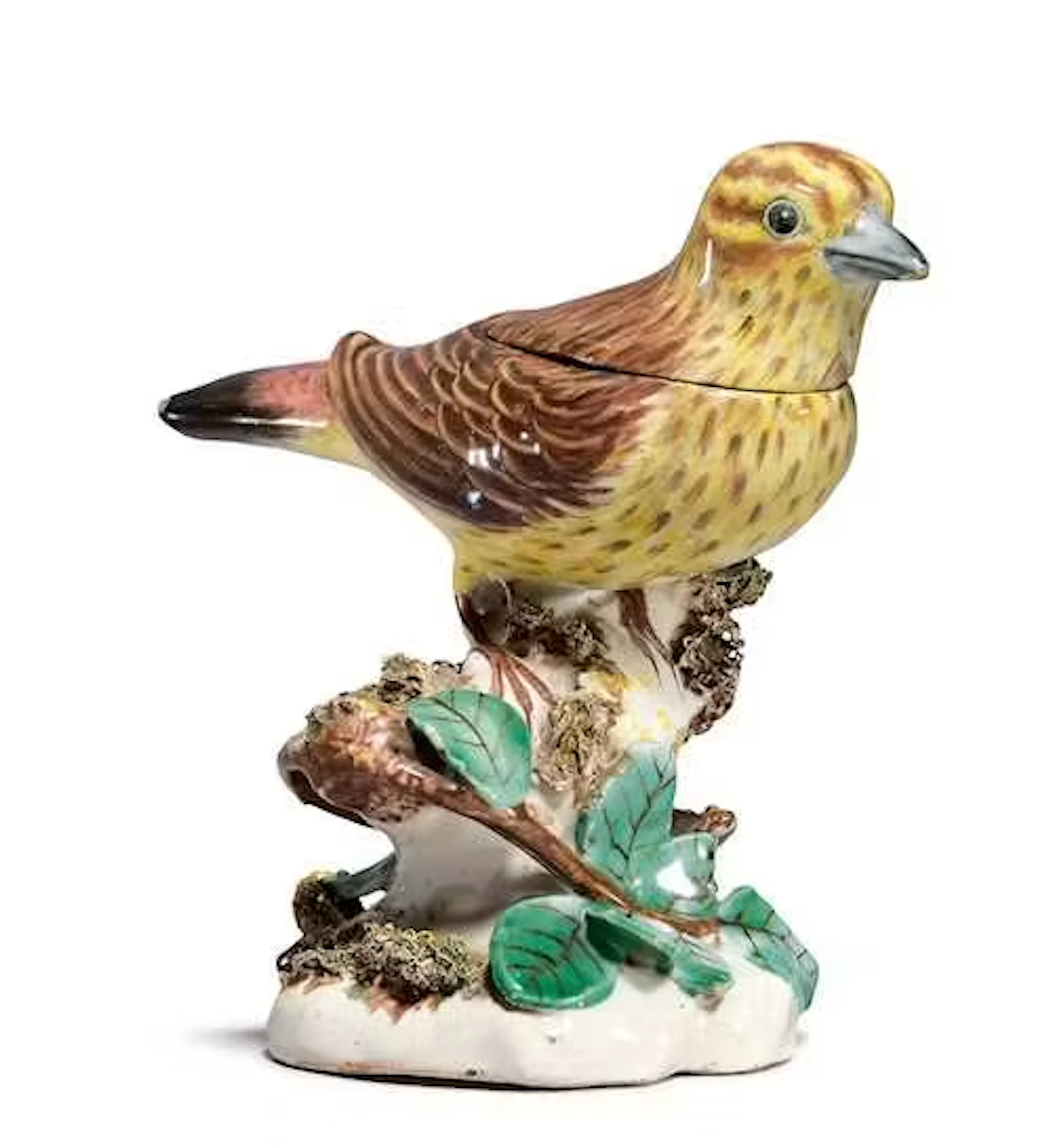SONG THRUSH AS A LIDDED VESSEL