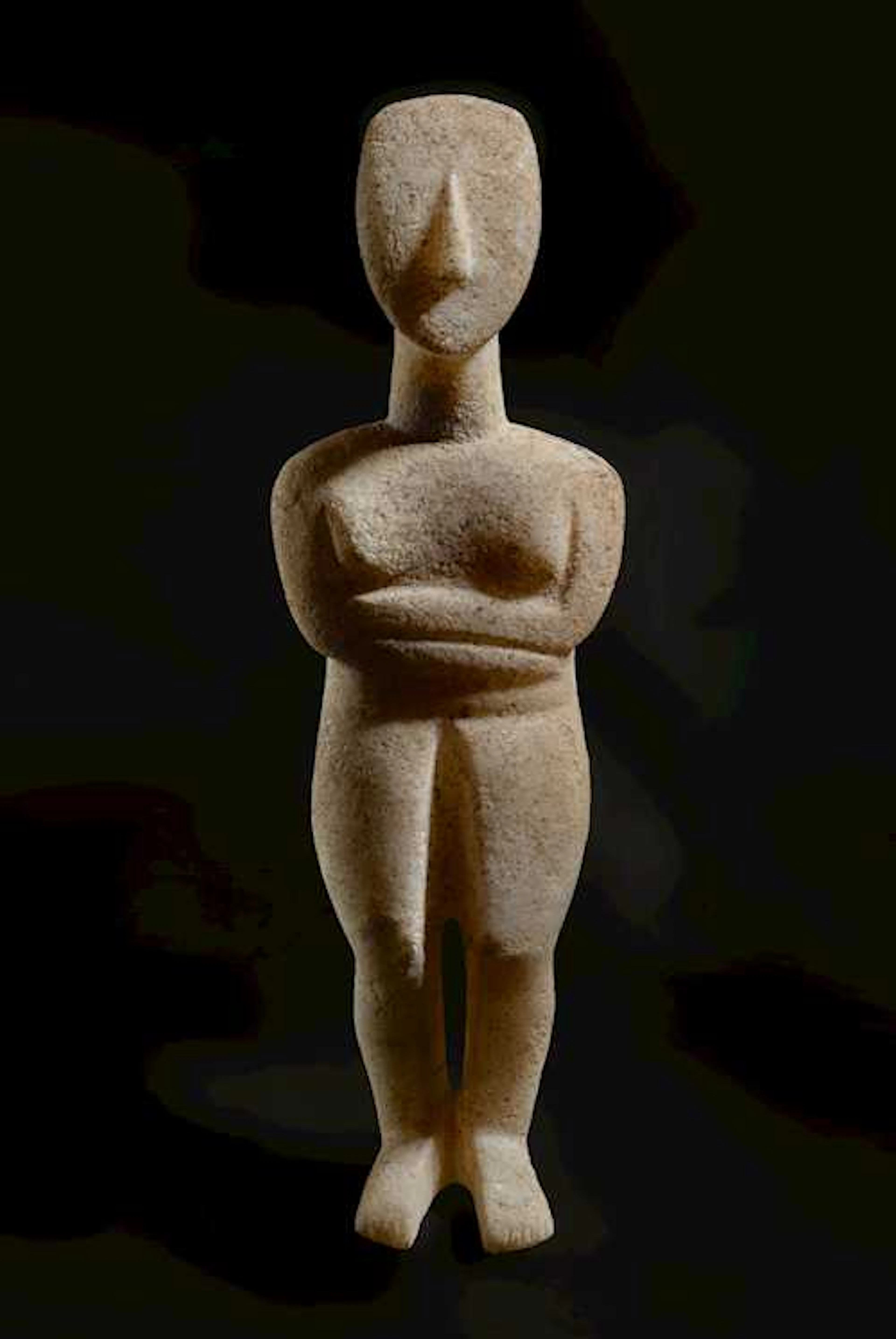 A CYCLADIC MARBLE IDOL - FORMER COLLECTIONS OF SIR JACOB EPSTEIN (1880–1959)