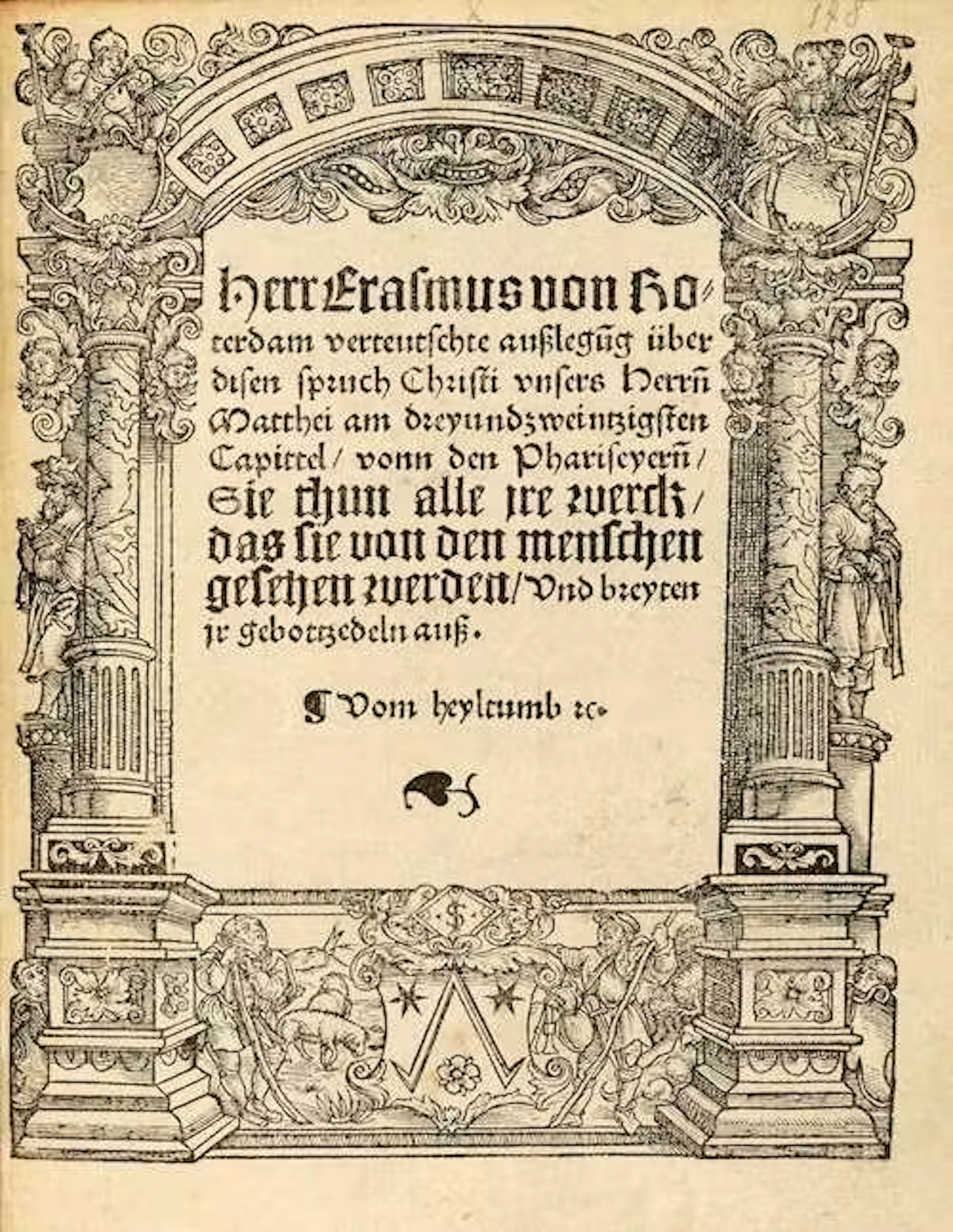 Erasmus von Rotterdam, Desiderius.