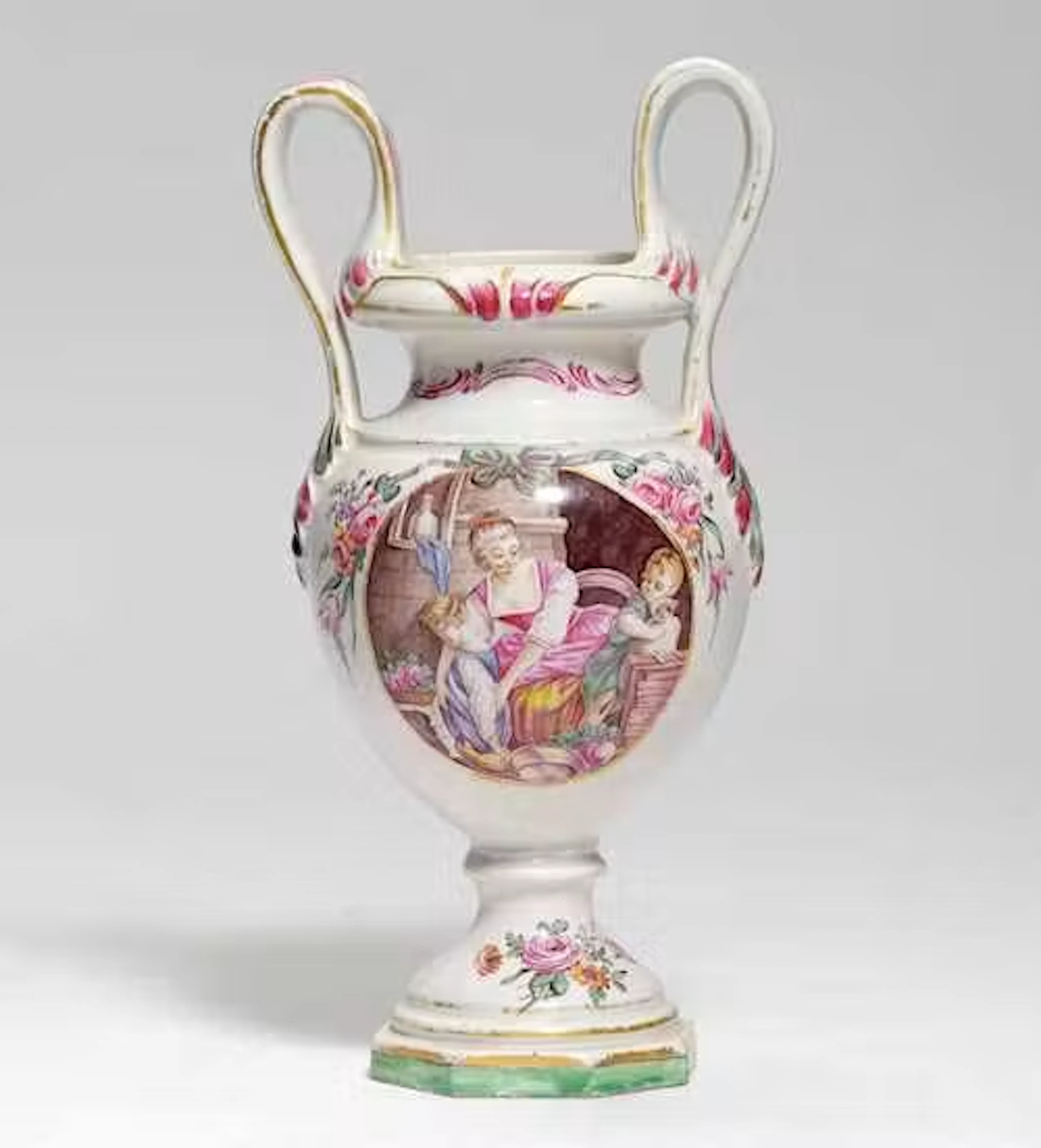 HANDLED VASE
