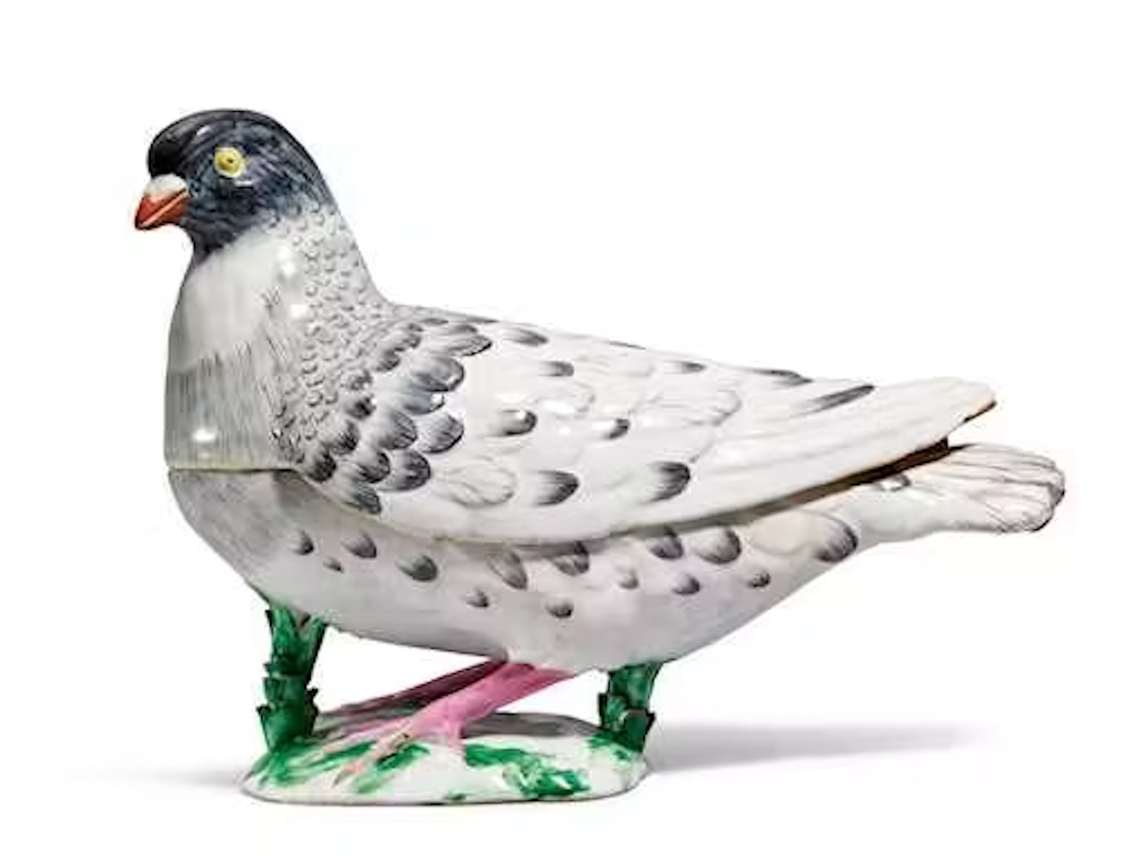 TROMPE-L’ŒIL PIGEON, PROBABLY FROM THE CLEMENSWERTH SERVICE