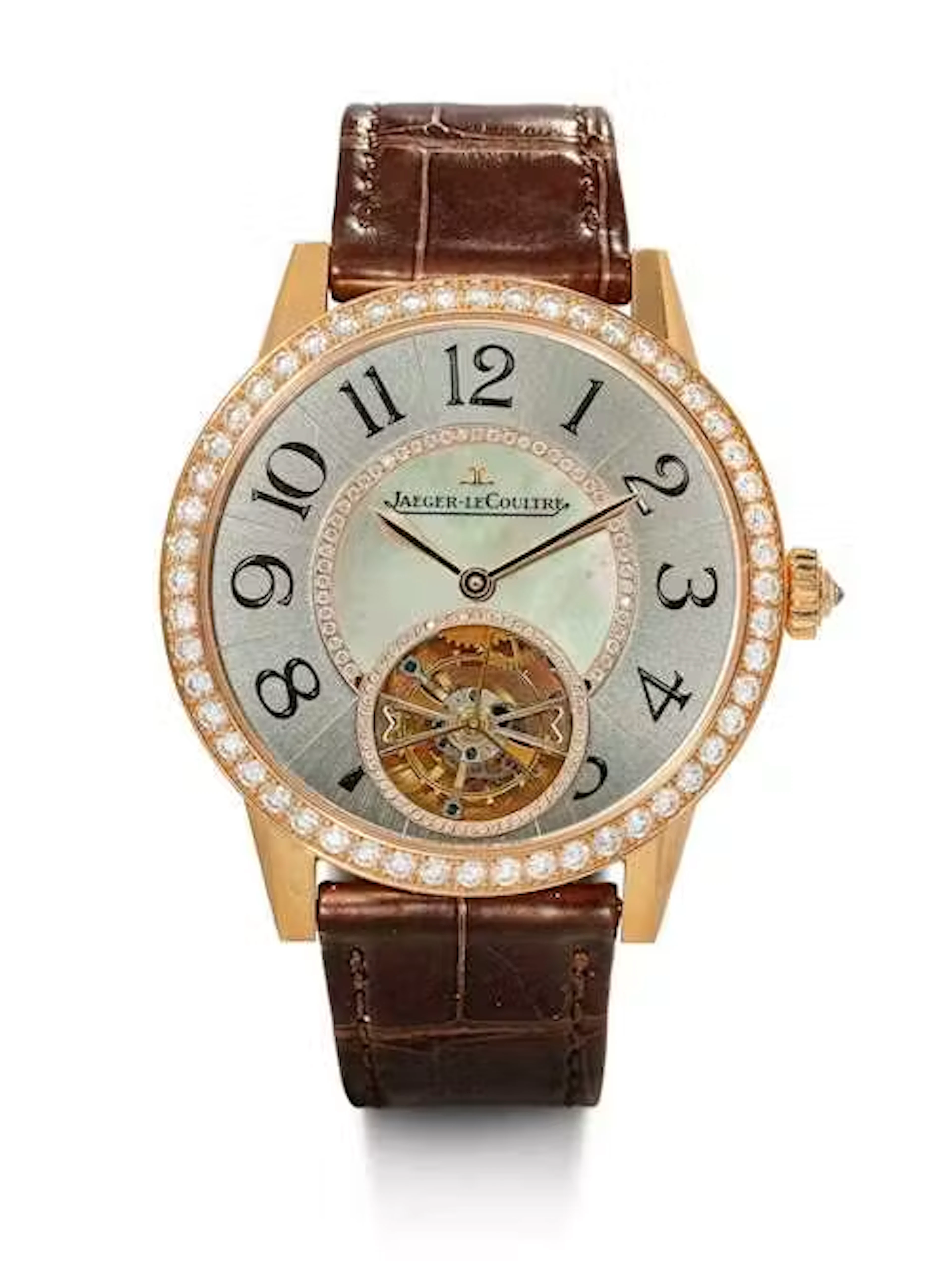 Jaeger-LeCoultre, very attractive “Rendez-Vous” tourbillon.