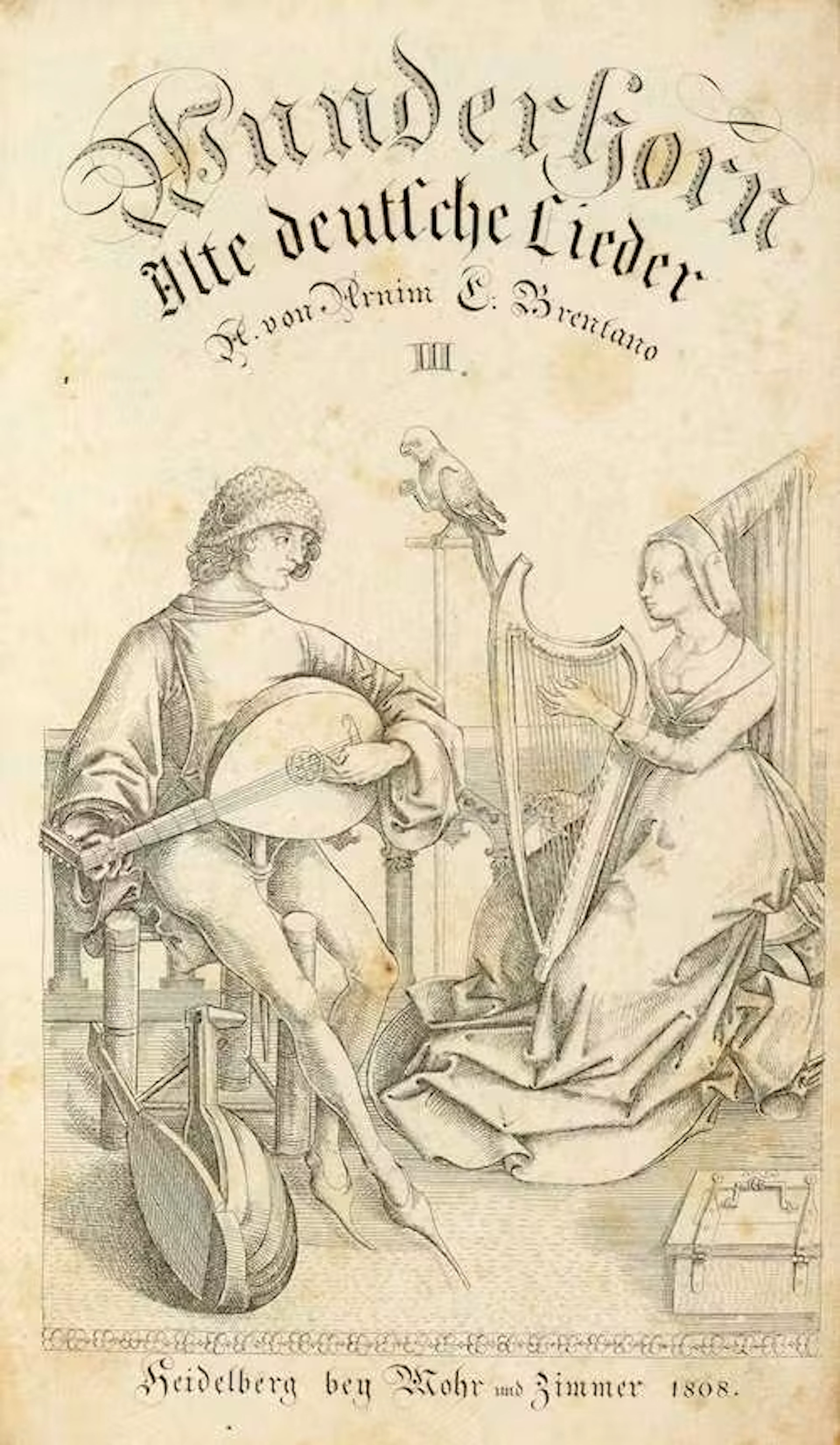 Arnim, Ludwig Achim von und Clemens Brentano.