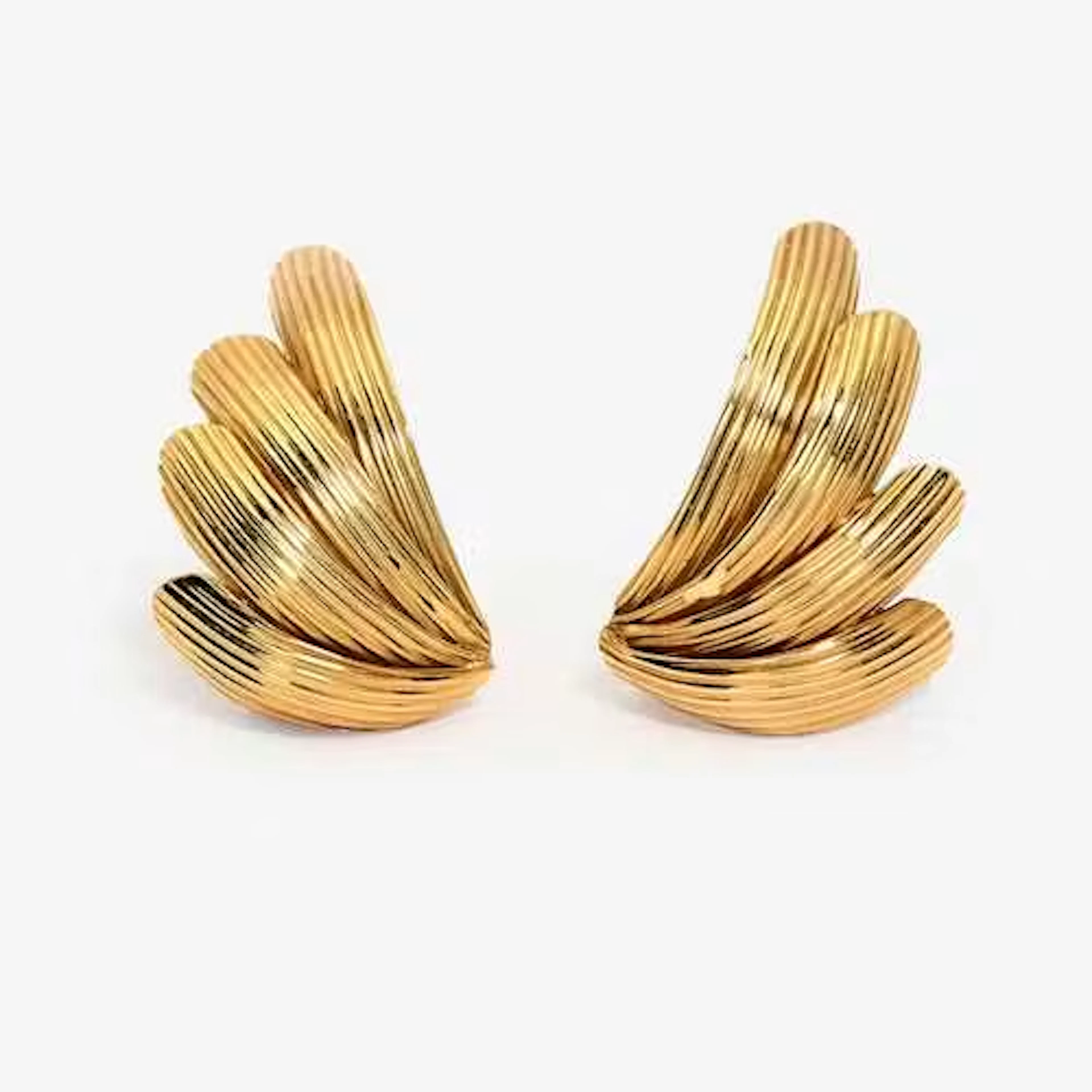 GOLD EARCLIPS, GÜBELIN