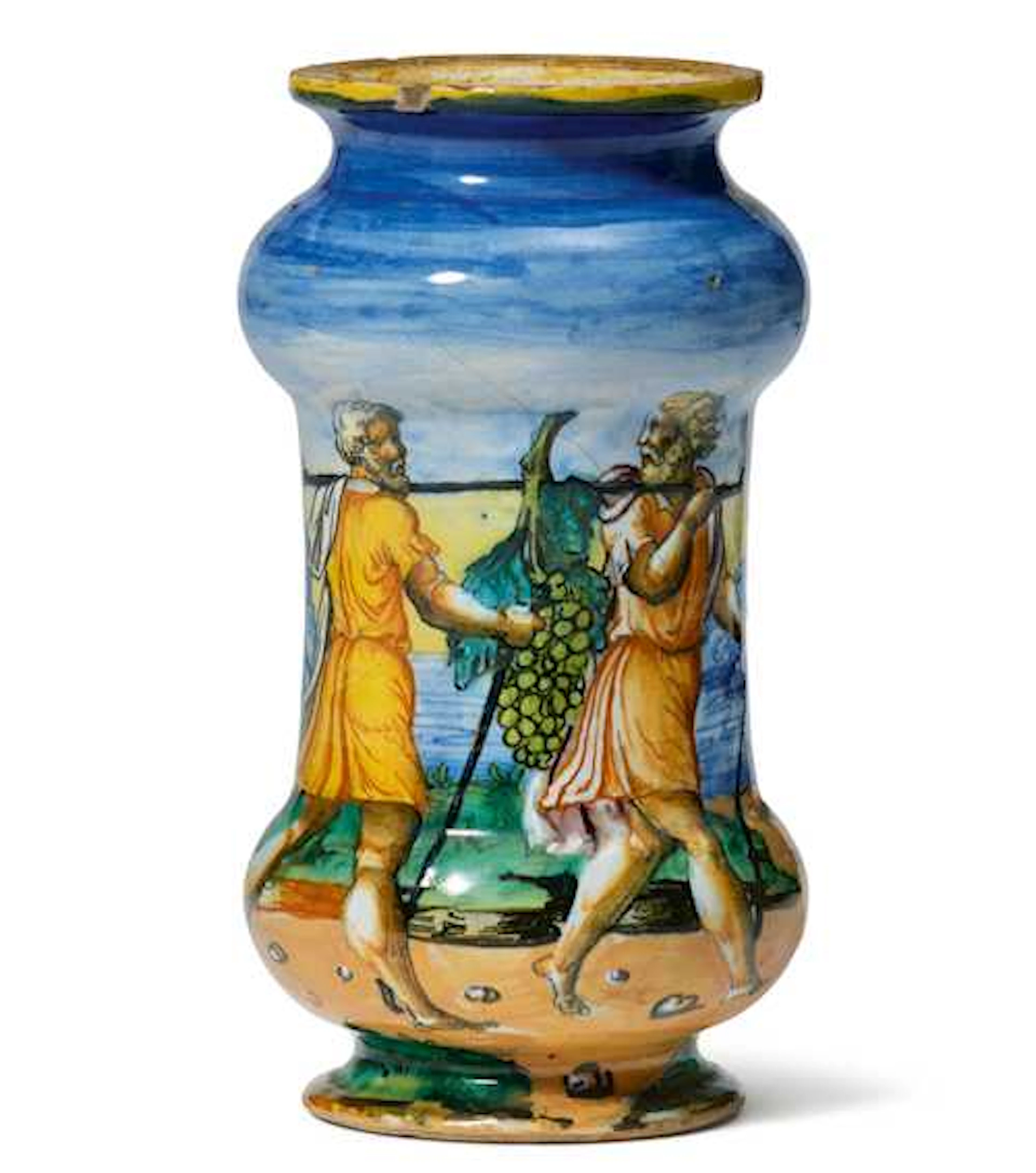 MAIOLICA ISTORIATO ALBARELLO - The Embden Collection