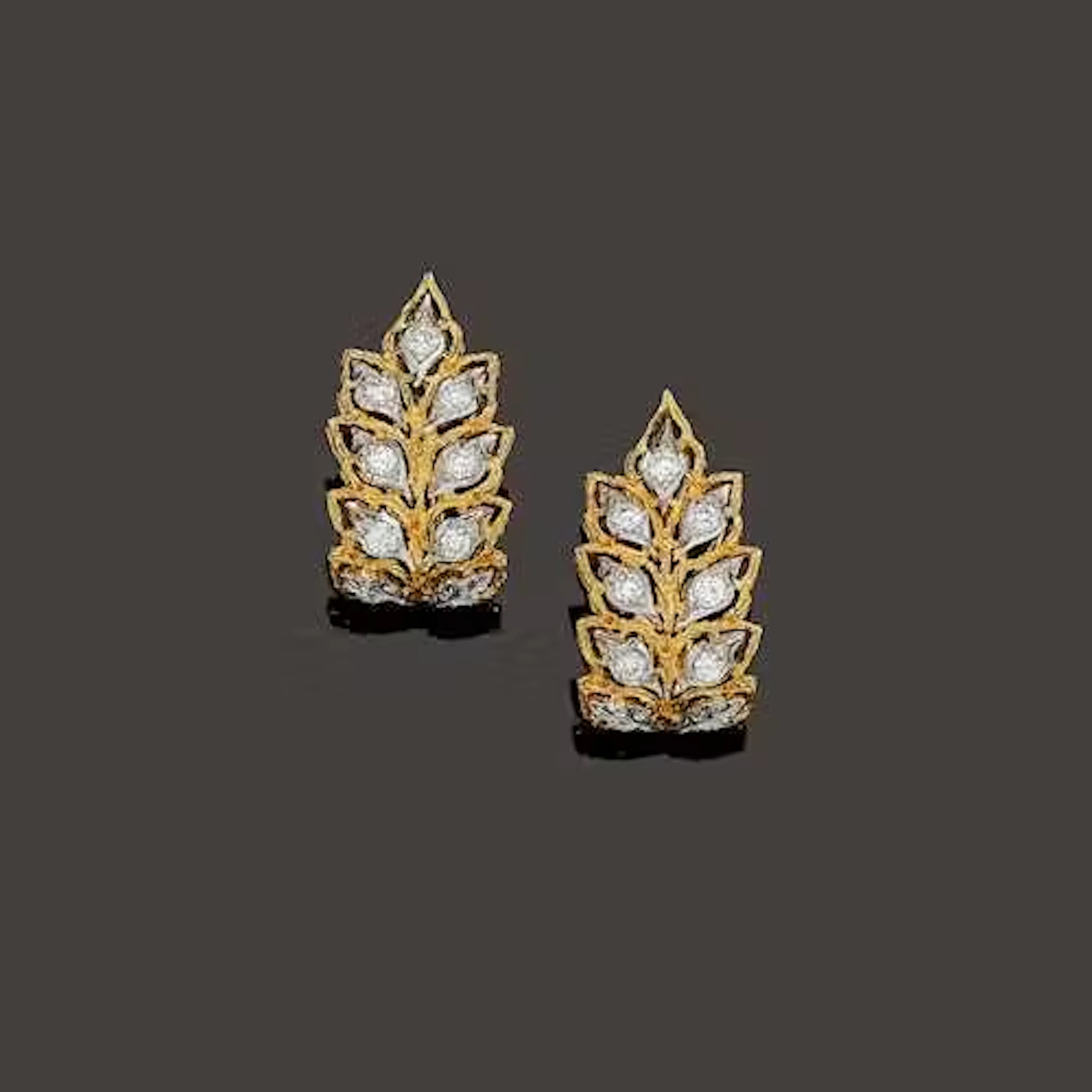 DIAMOND EARCLIPS, BUCCELLATI
