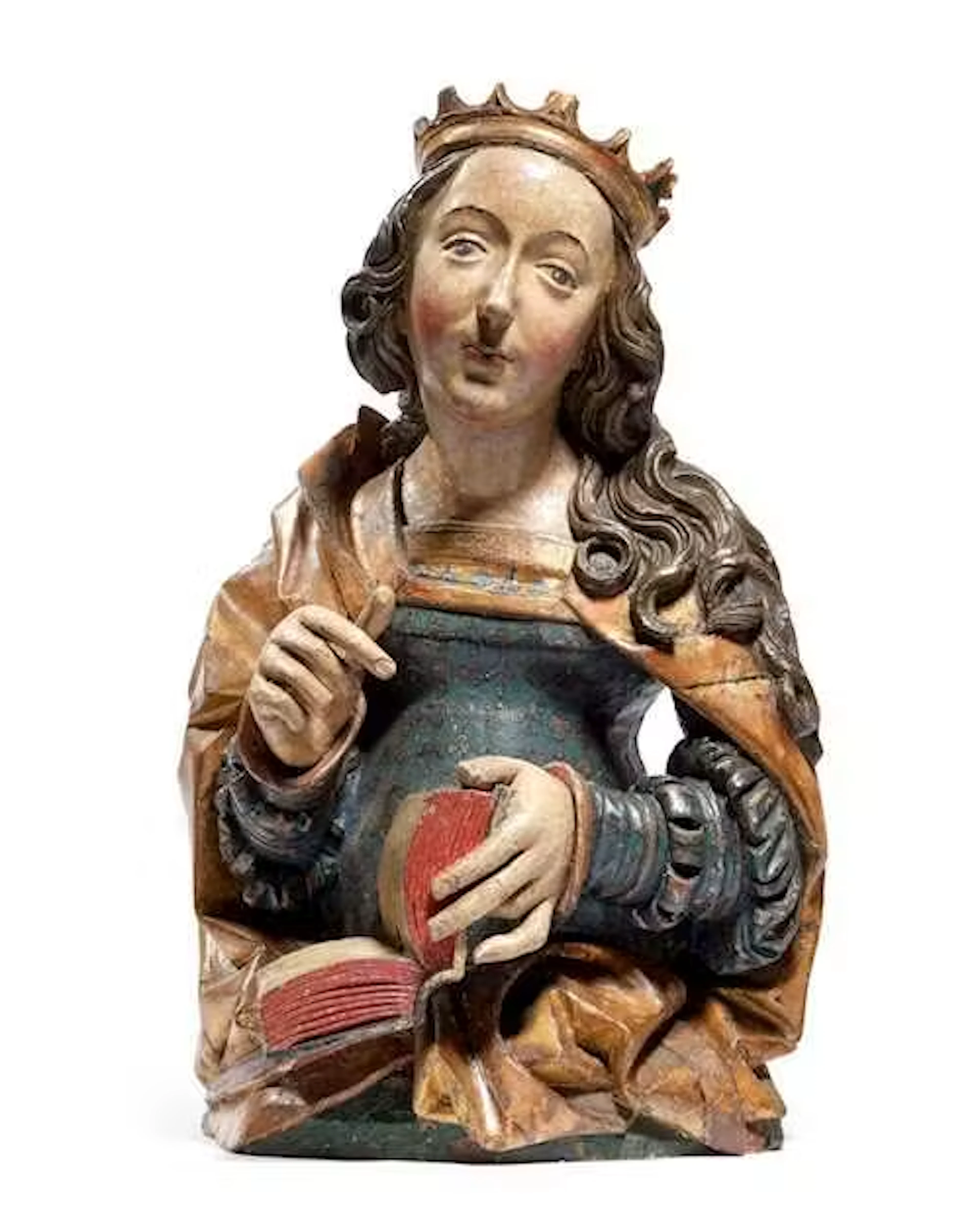BUST OF SAINT CATHERINE