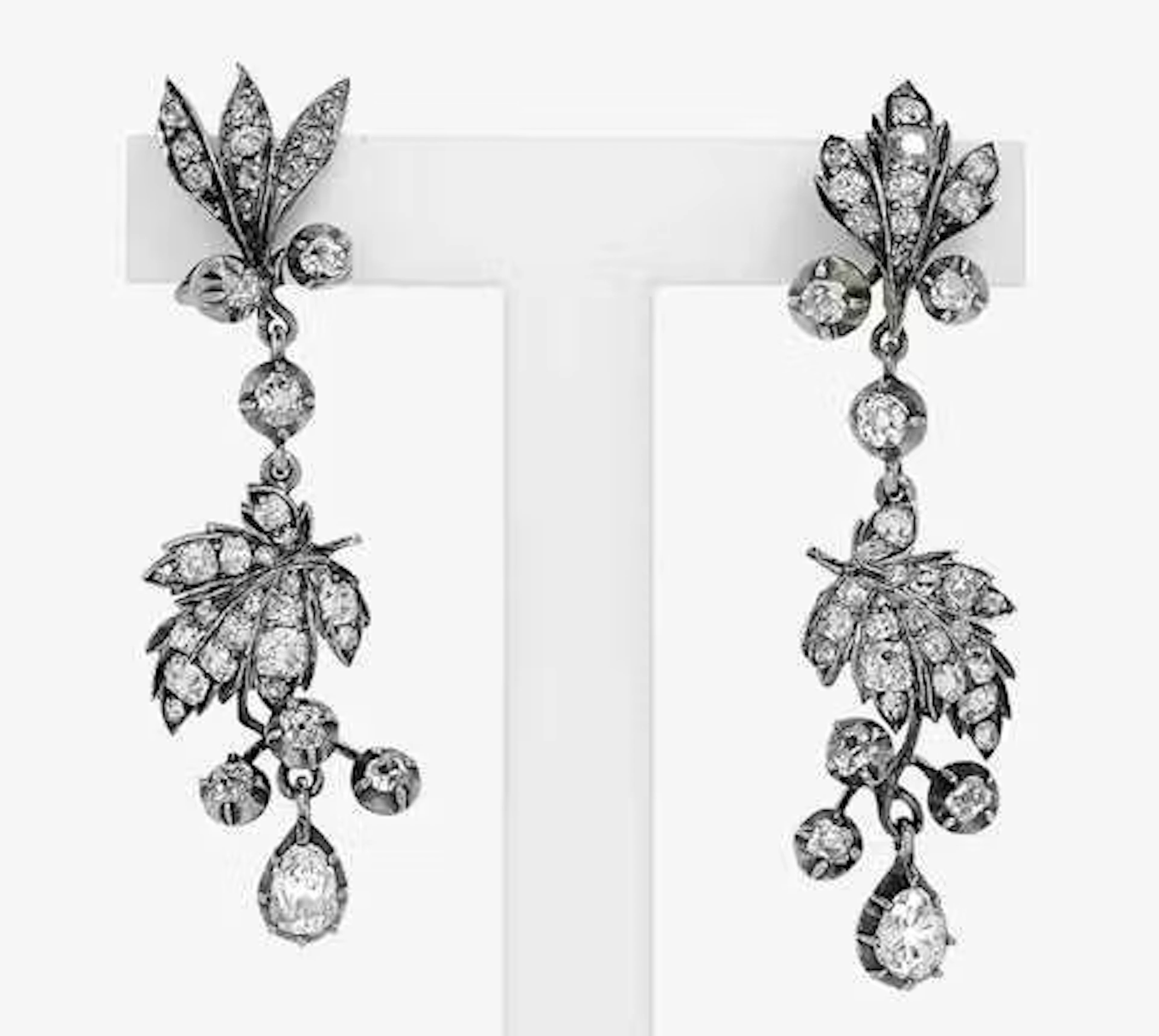 DIAMOND EAR PENDANTS