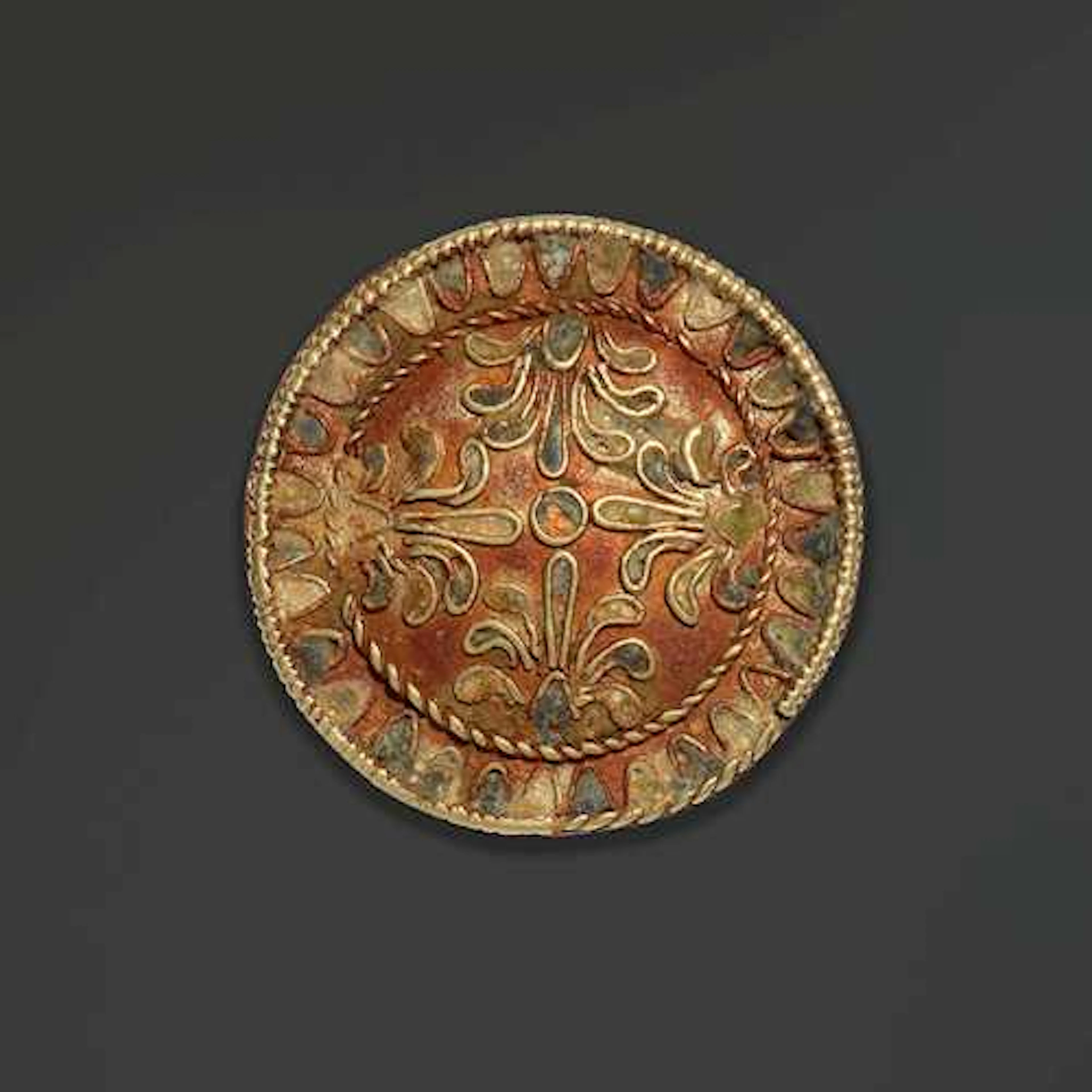 A DISC BROOCH - former Kofler-Truniger collection