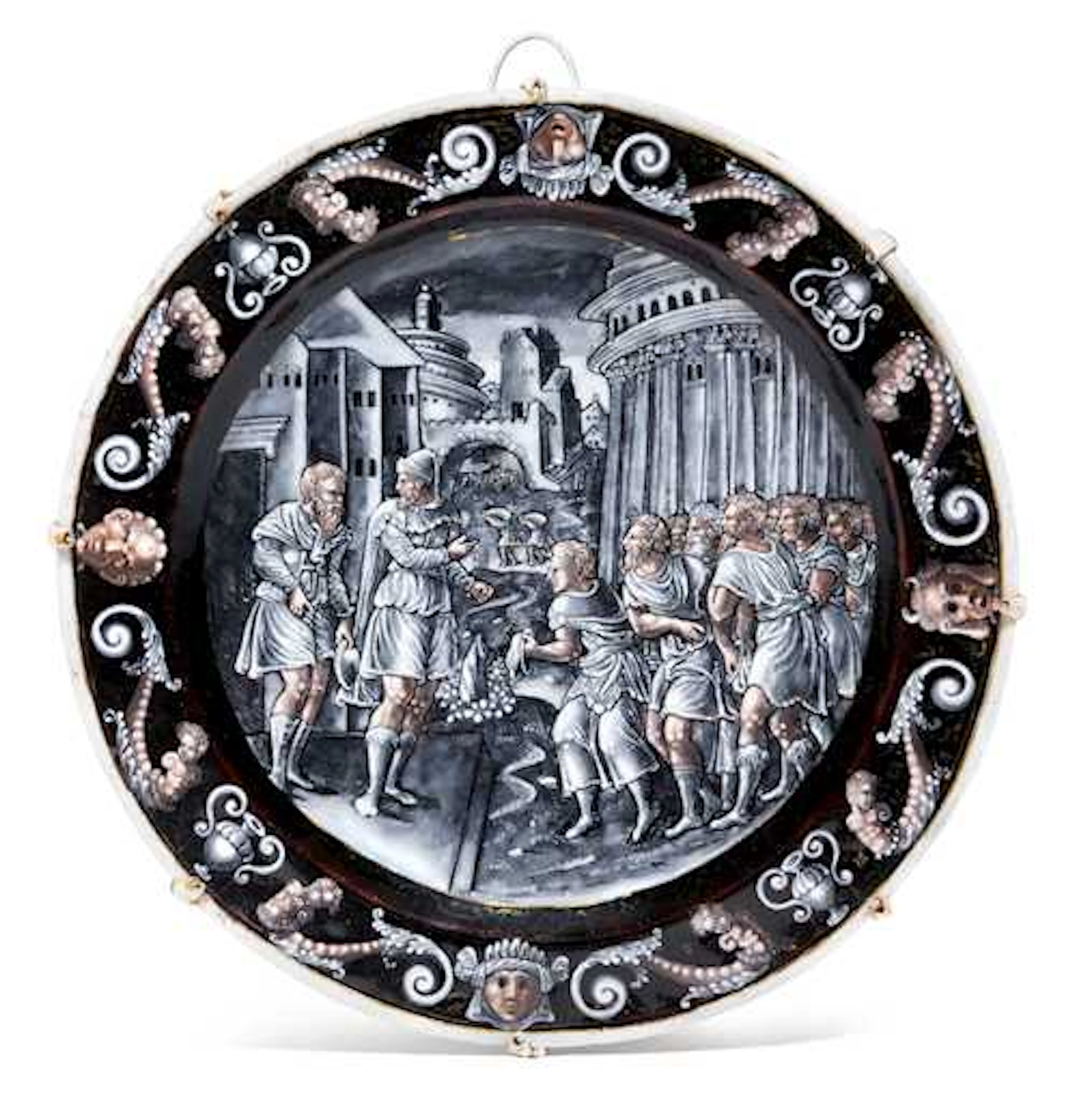 ENAMEL PLATE “JOSEPH AND HIS BROTHERS”
