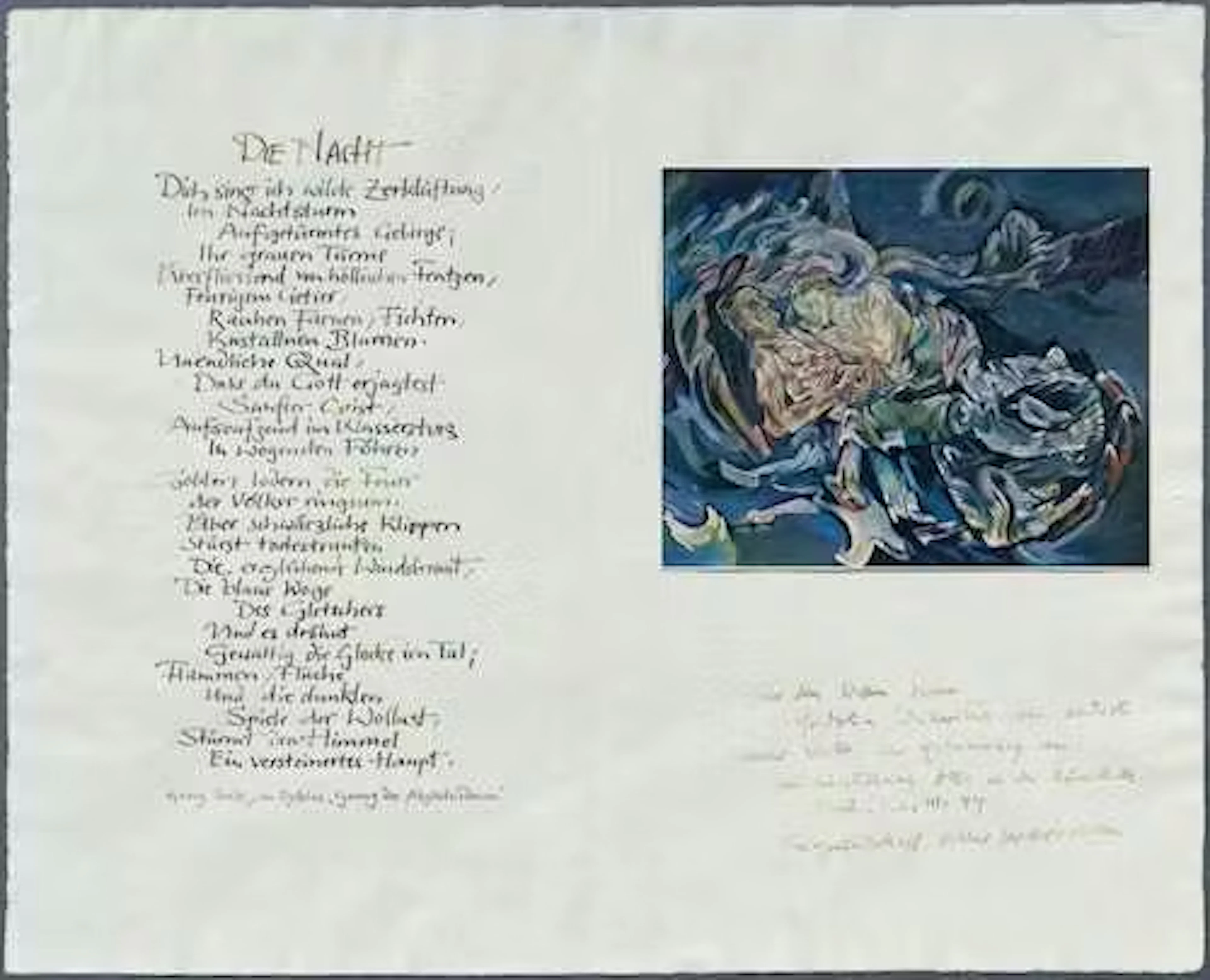 Kokoschka, Oskar, Maler und Schriftsteller (1886-1980).