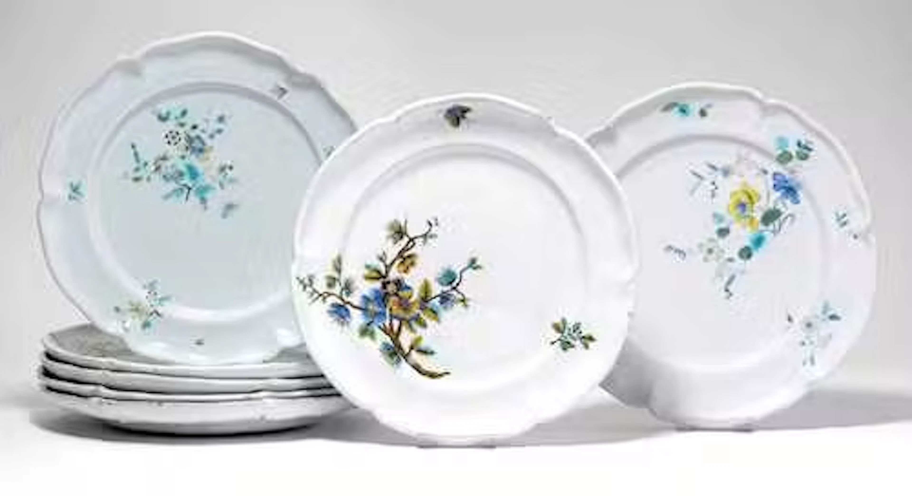 'FLEURS DES INDES' SERVICE PIECES