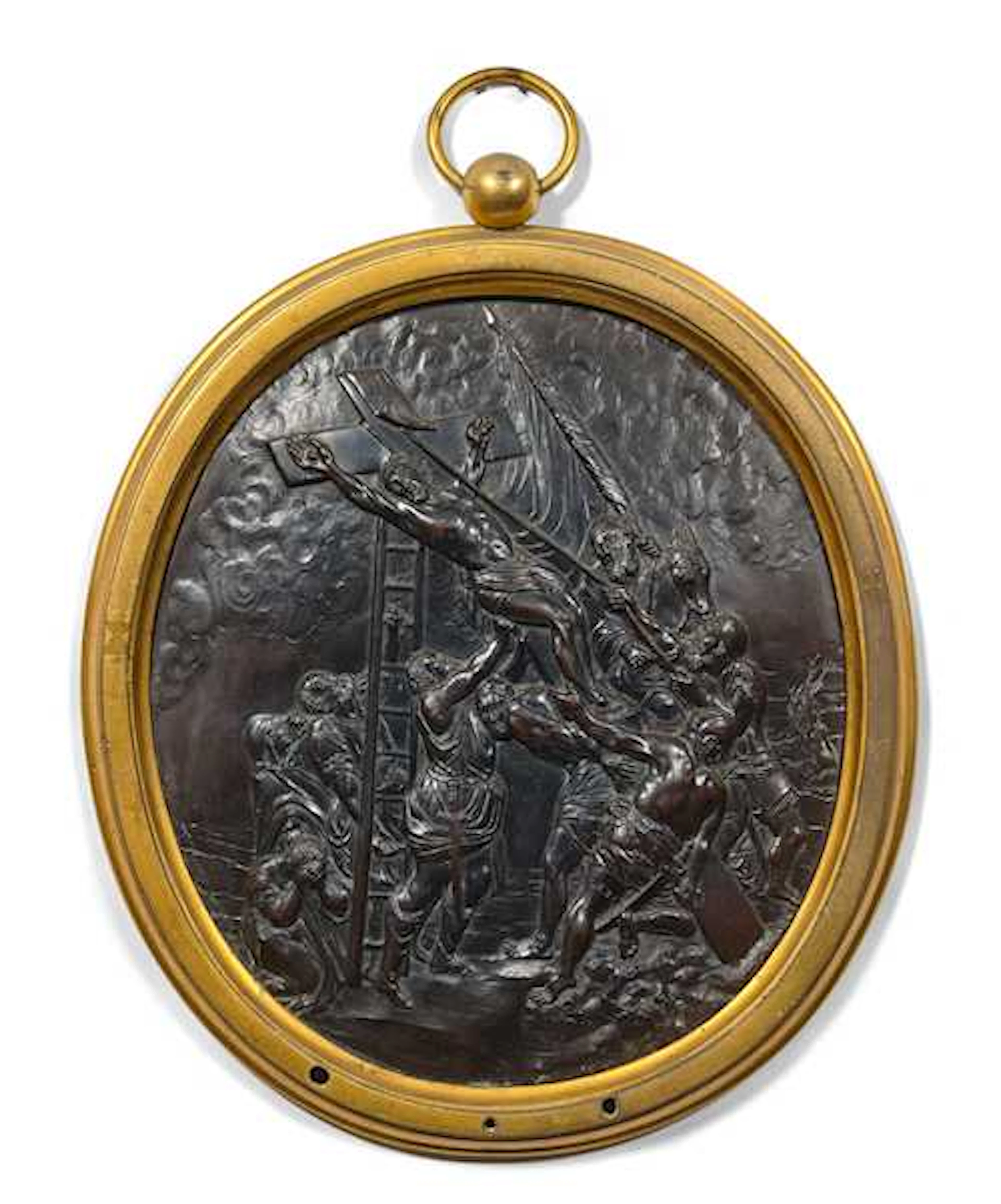 OVAL BRONZE RELIEF