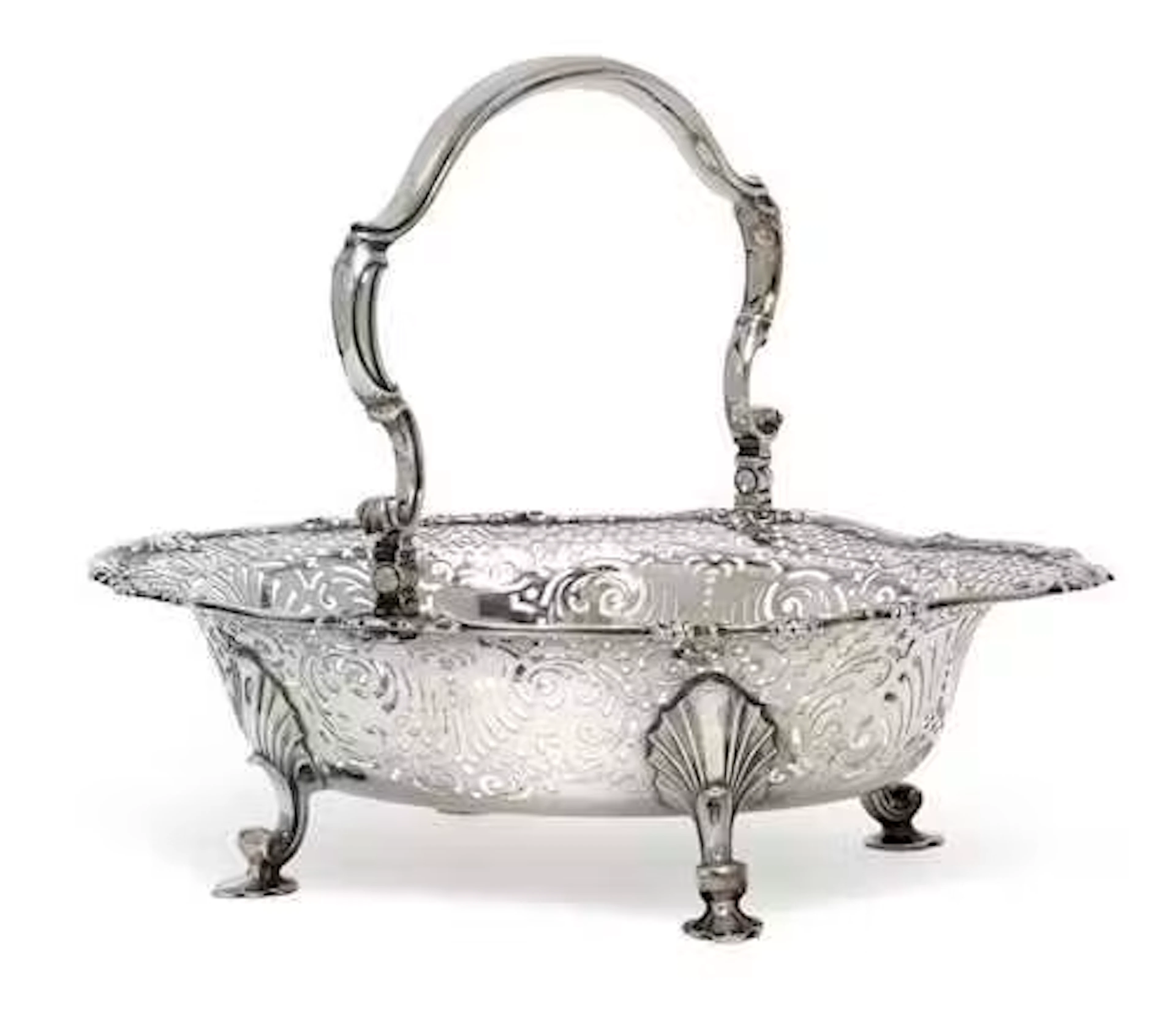 SWING-HANDLED BASKET