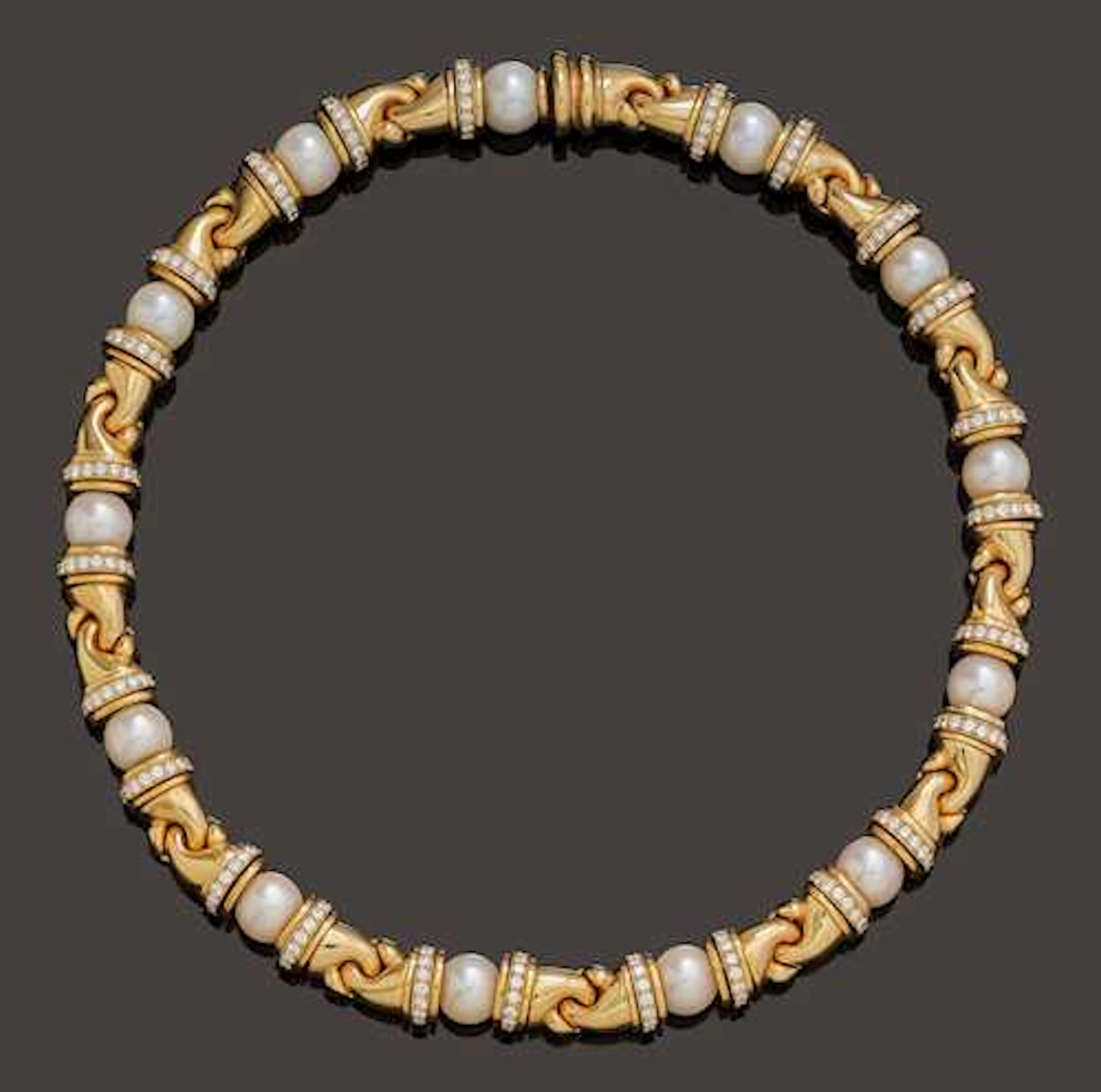 PEARL AND DIAMOND NECKLACE, BULGARI