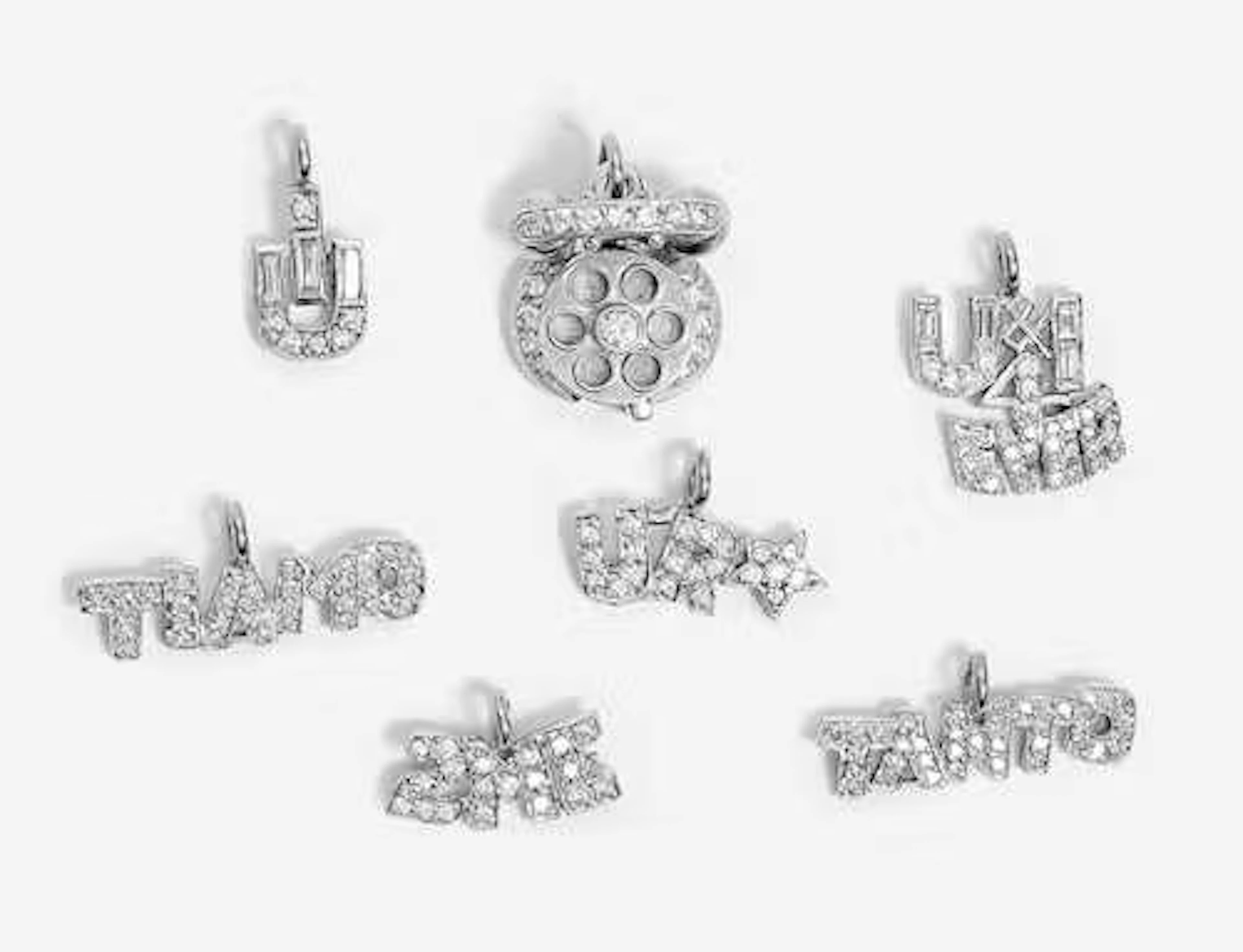 7 DIAMOND PENDANTS
