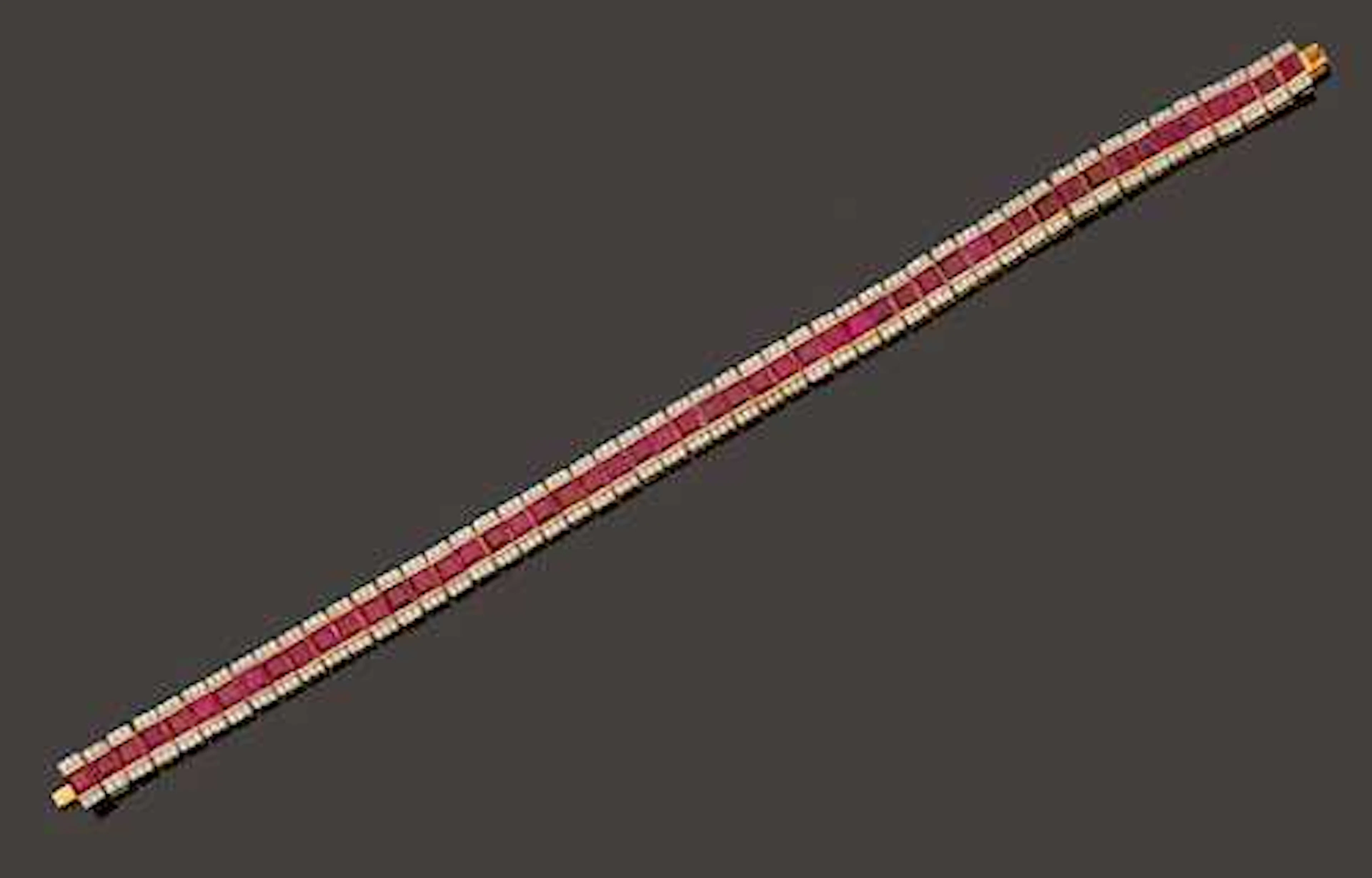 RUBY AND DIAMOND BRACELET