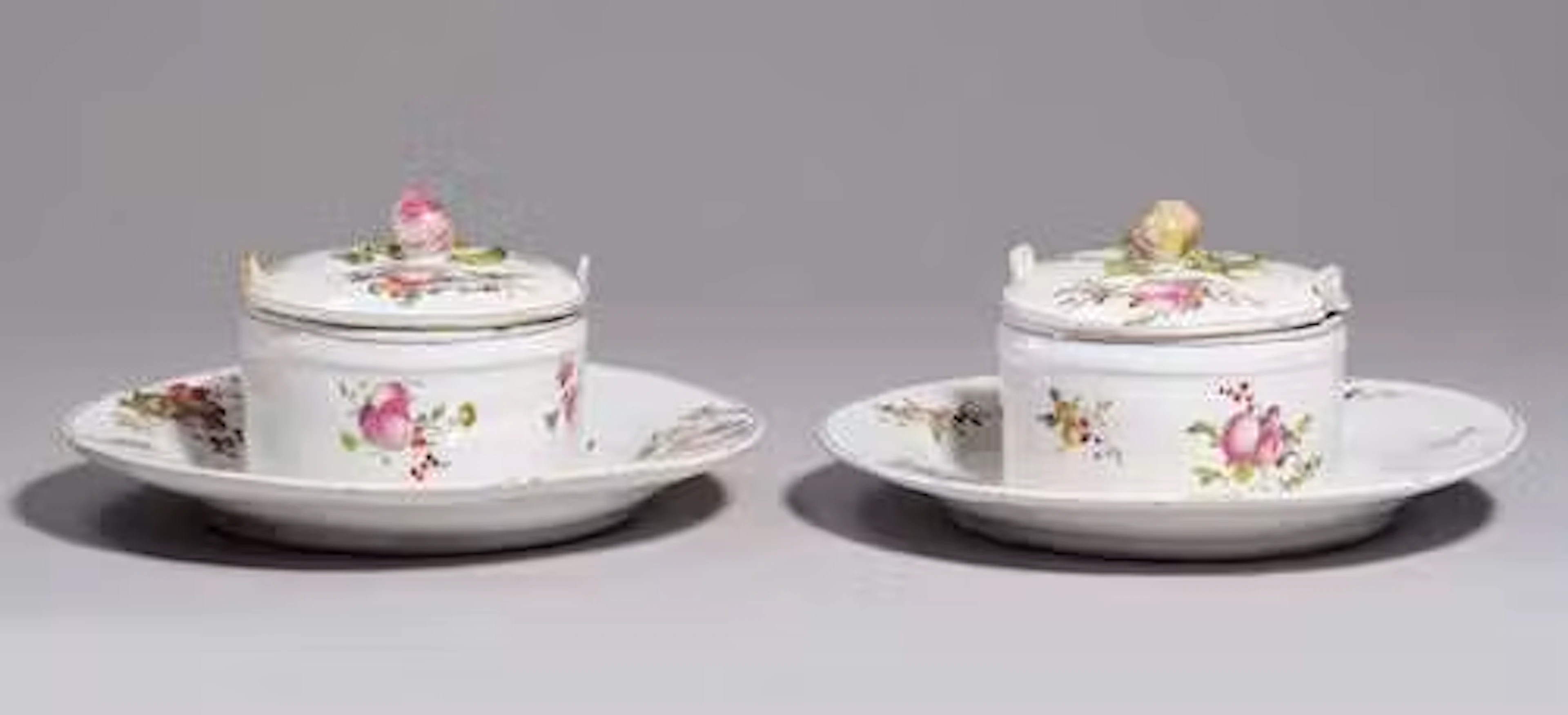 PAIR OF BUTTER TUREENS
