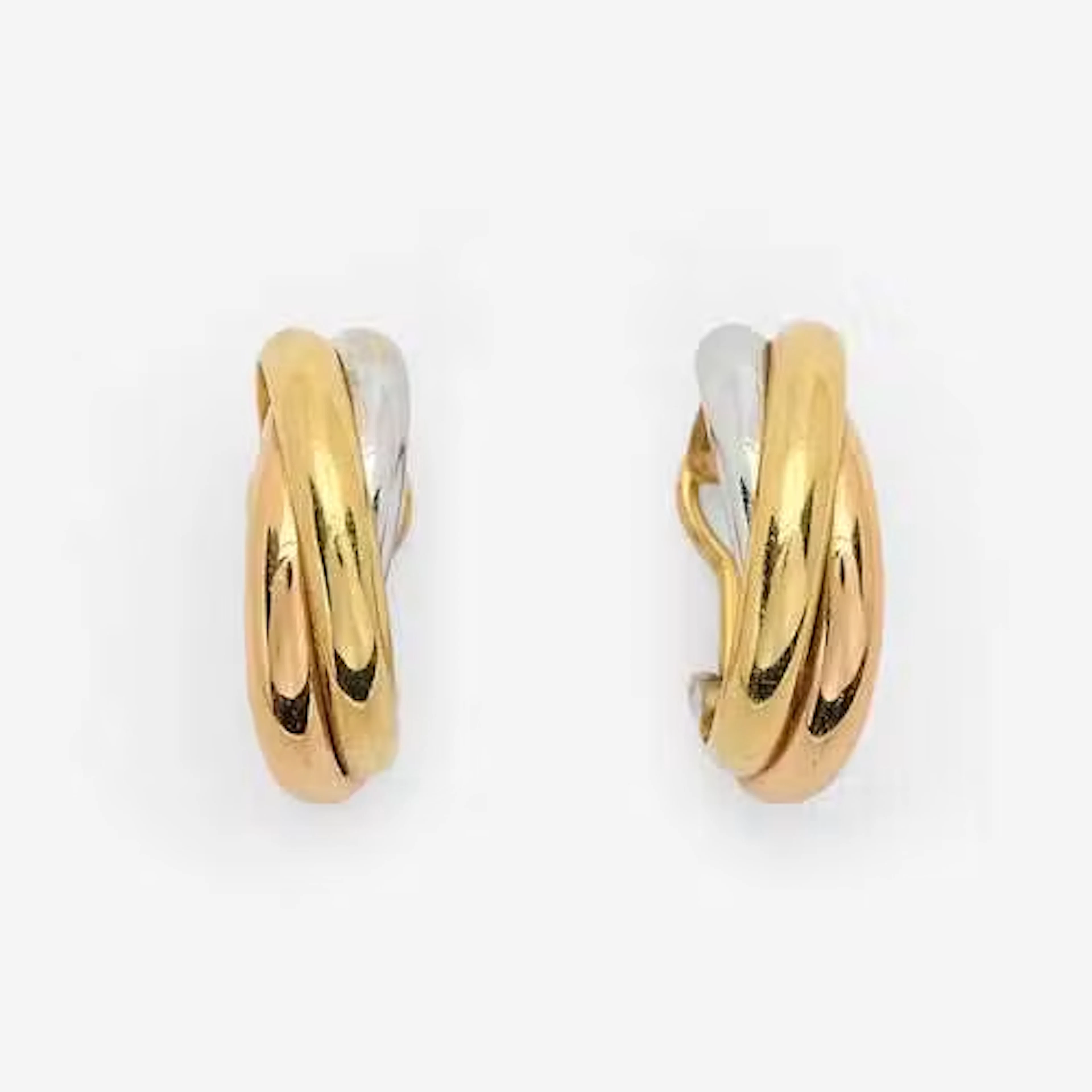 GOLD EARCLIPS, CARTIER