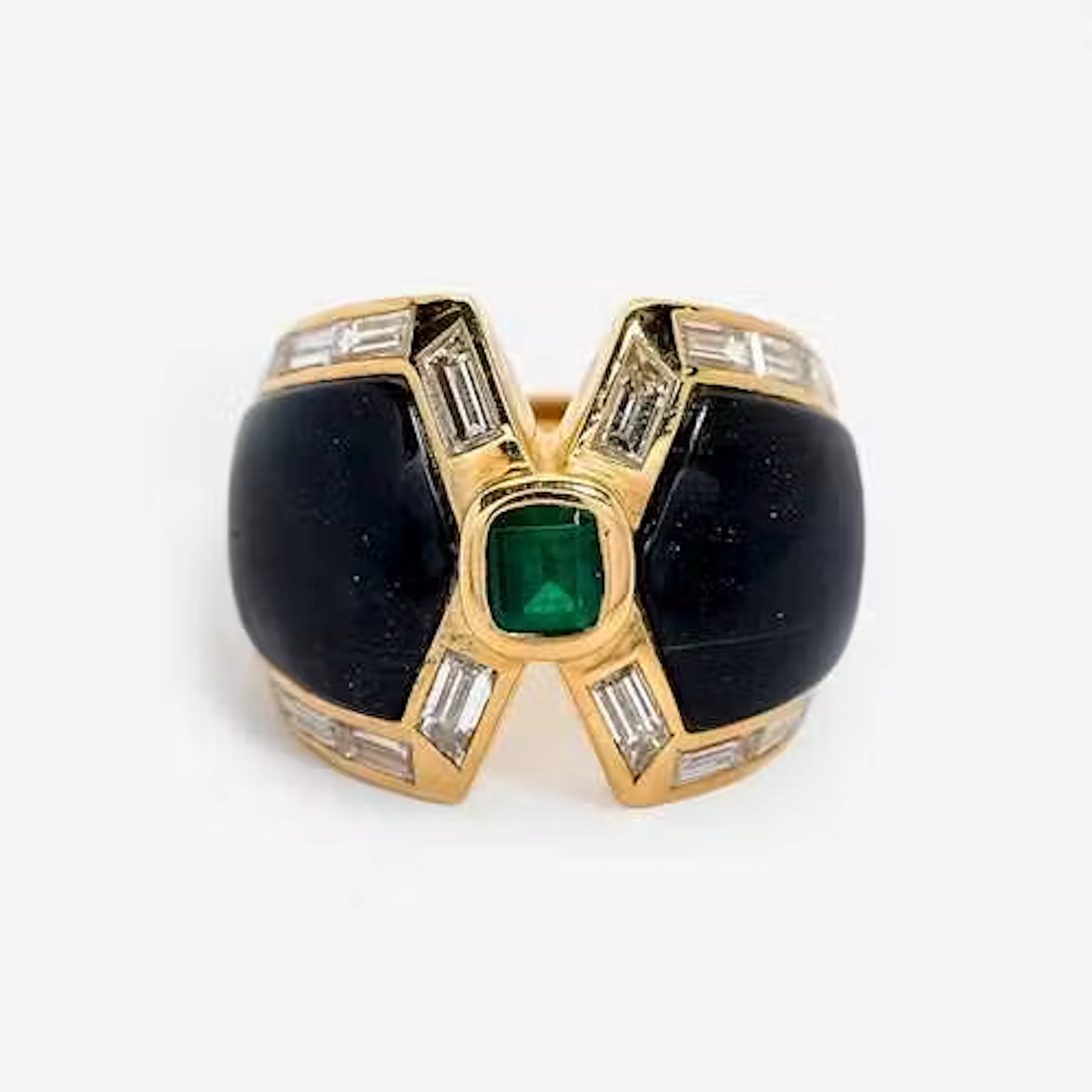 EBONY AND EMERALD RING, PÉCLARD
