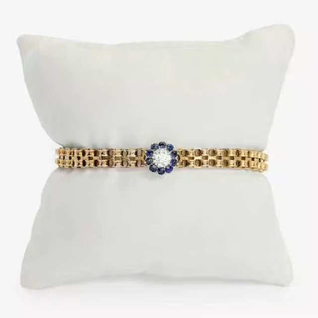 DIAMOND AND SAPPHIRE BRACELET