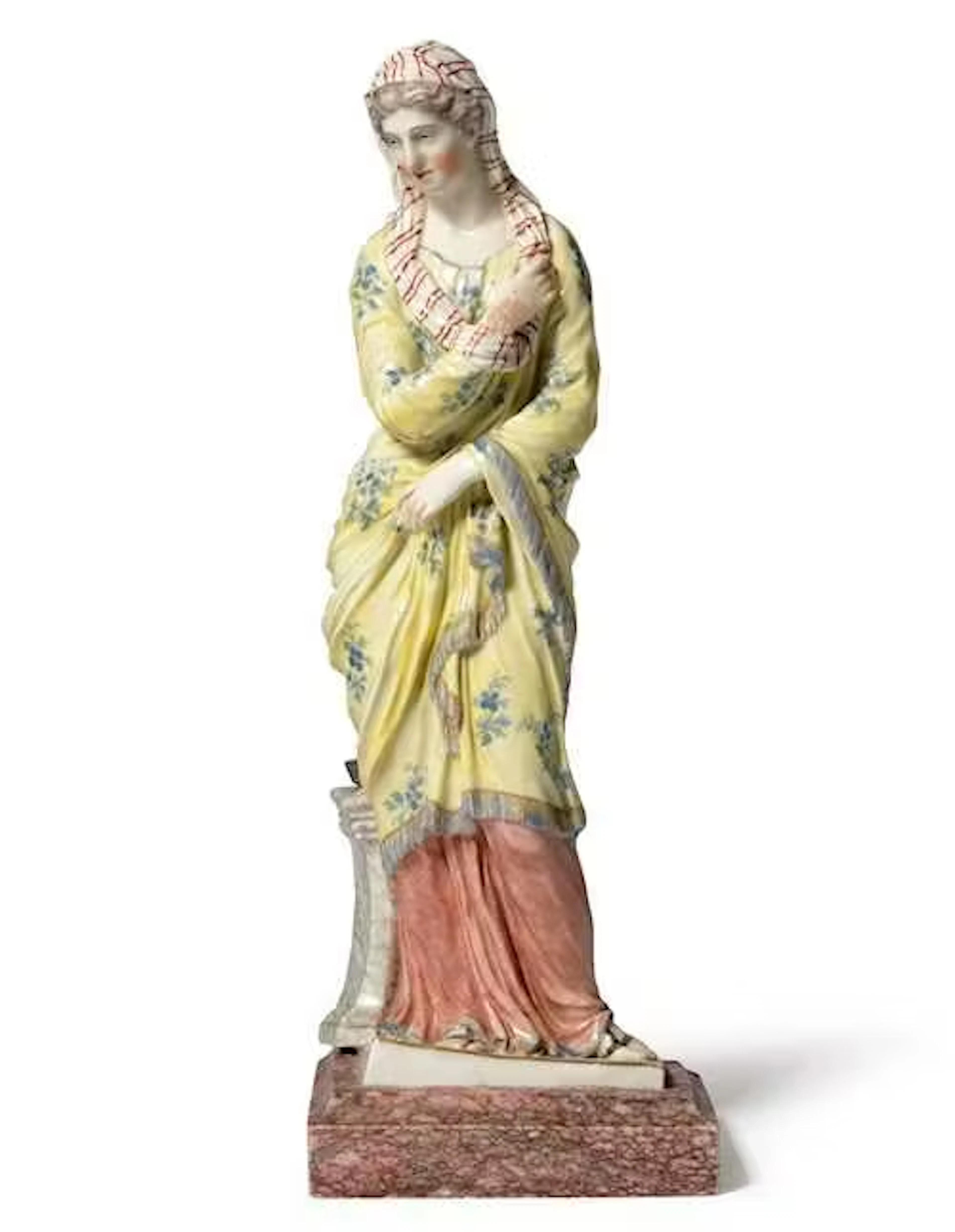 A LARGE FIGURE OF A VESTAL VIRGIN