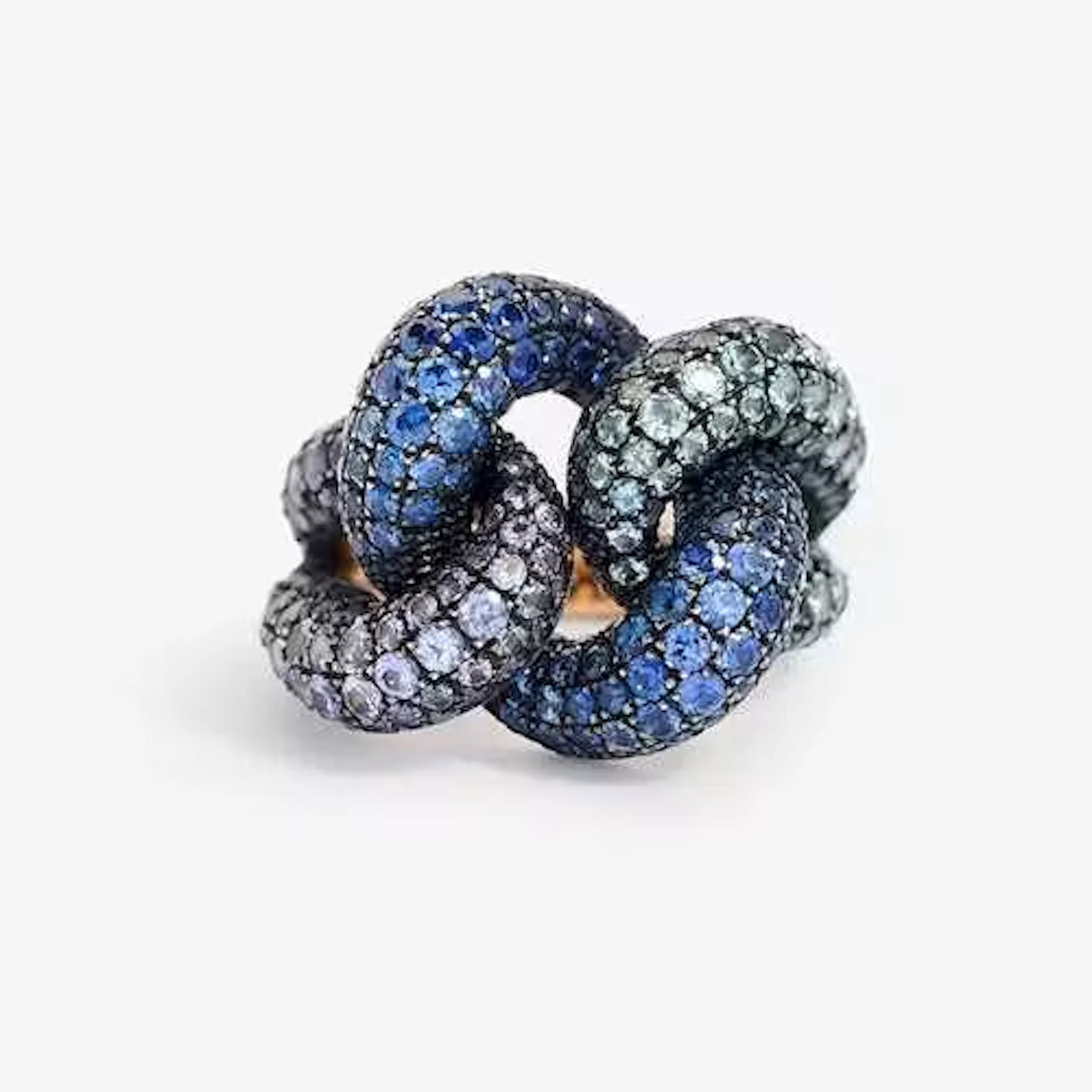 SAPPHIRE AND AQUAMARINE RING, POMELLATO