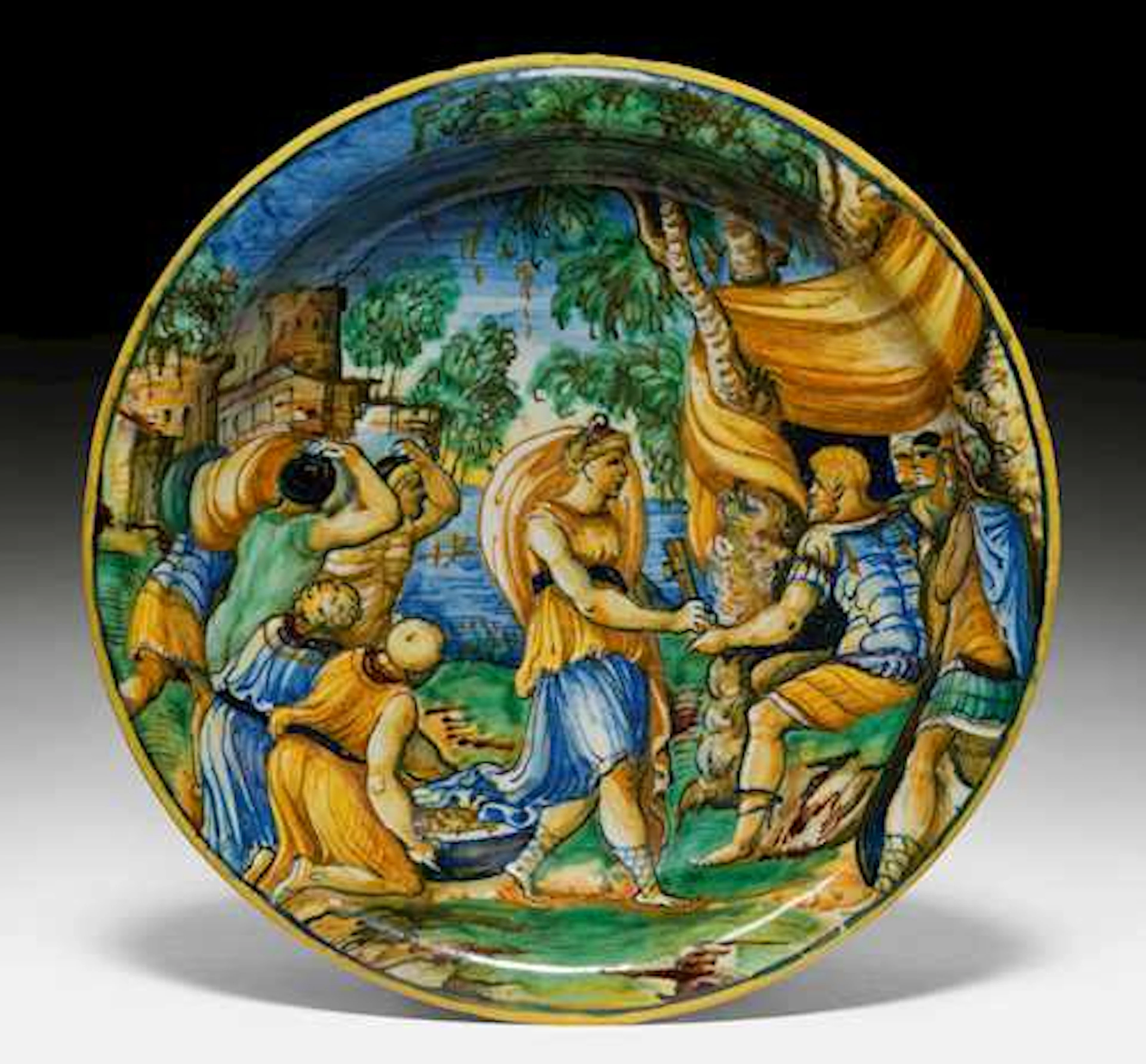 MAIOLICA ISTORIATO DISH - The Embden Collection