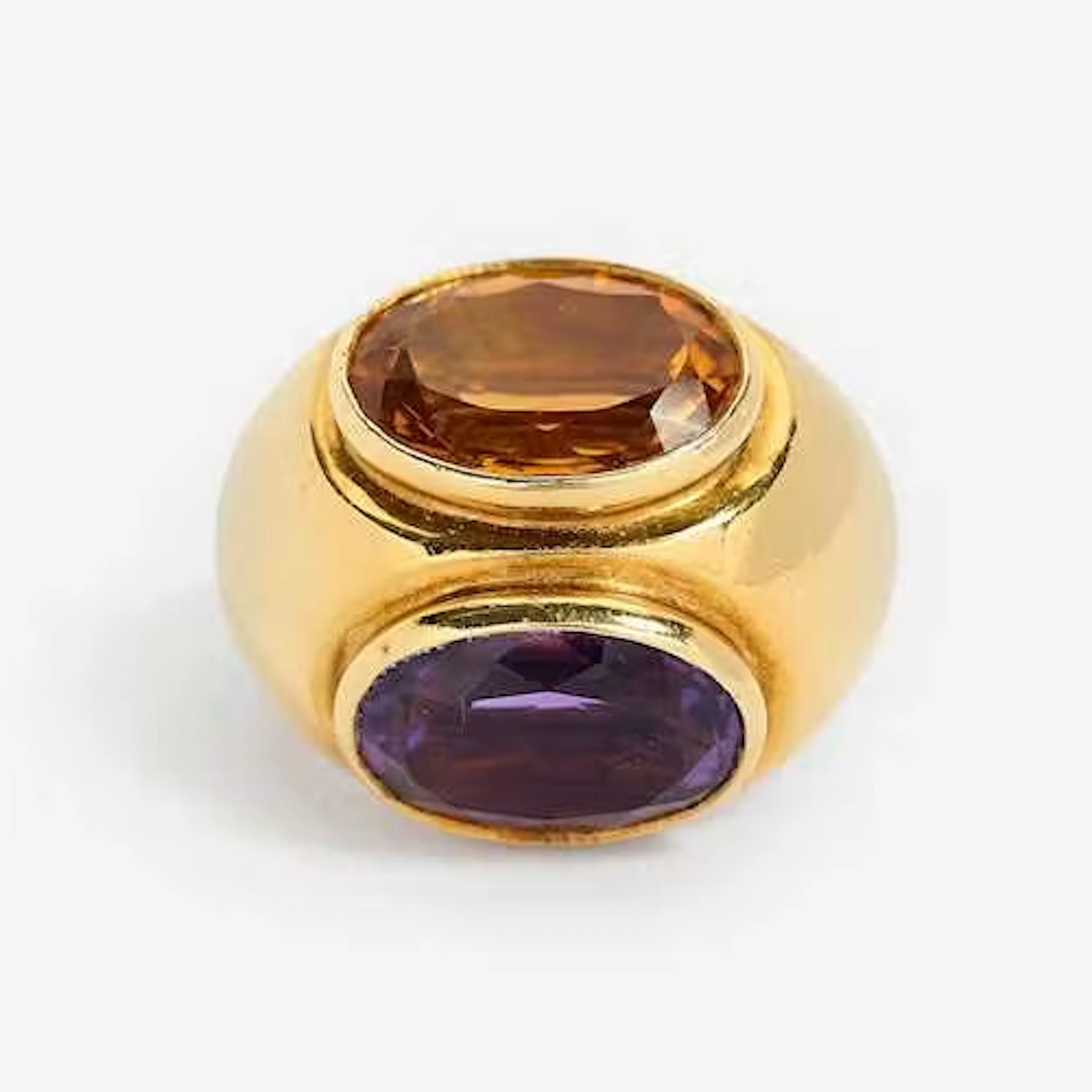 AMETHYST AND CITRINE RING, PALOMA PICASSO FOR TIFFANY & CO.